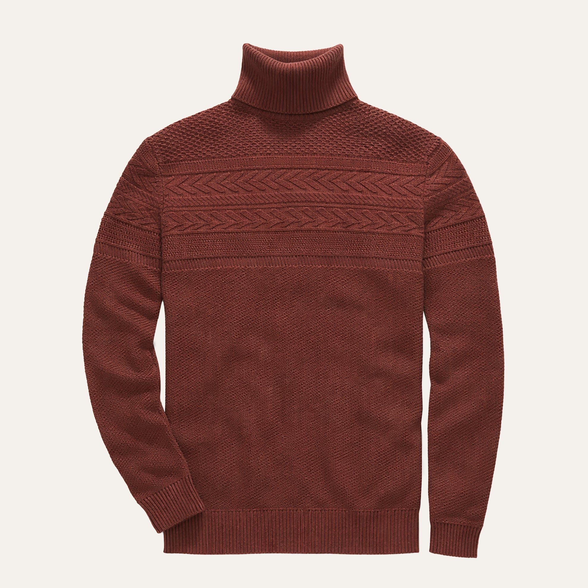 Aran Fisherman's SweaterBrick