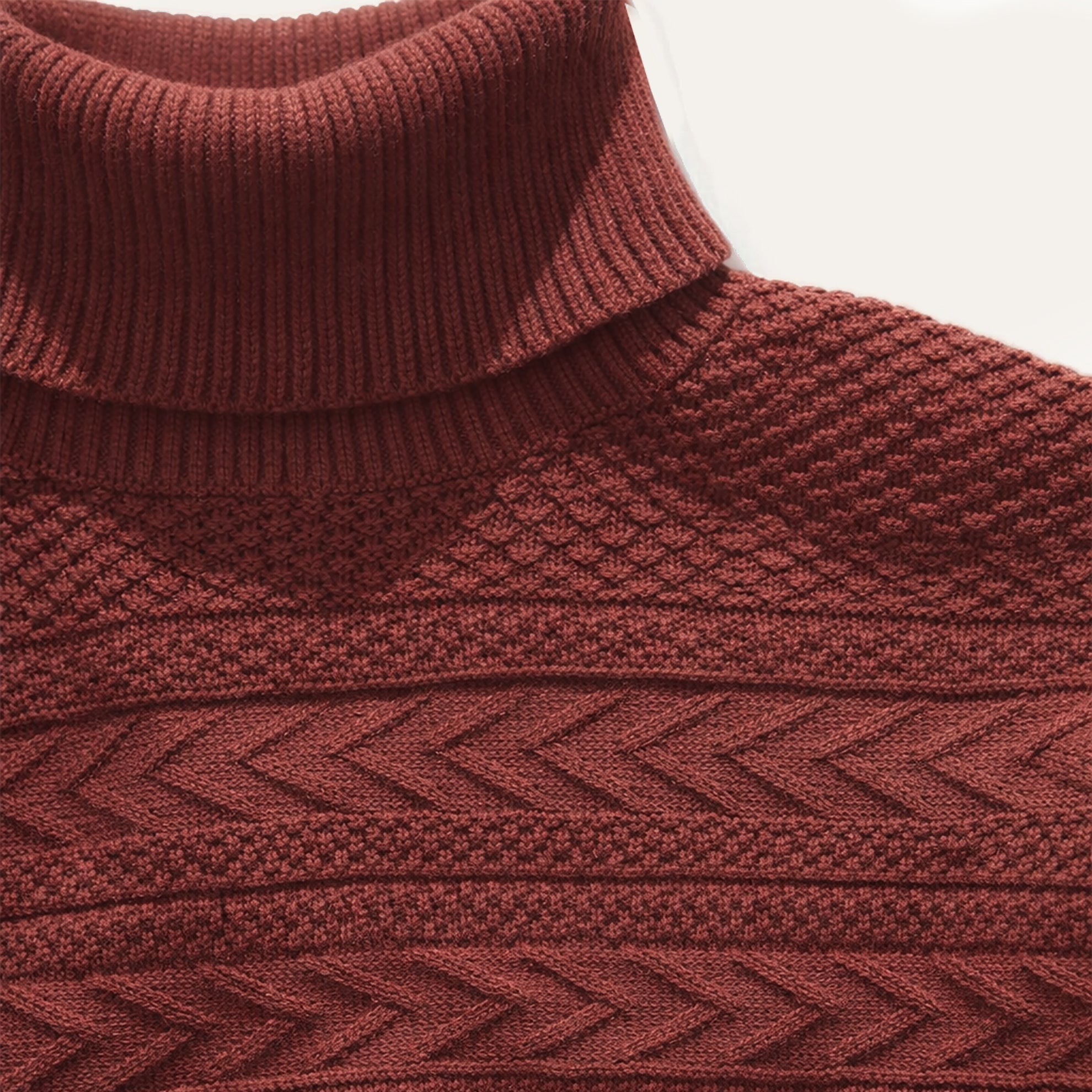 Aran Fisherman's SweaterBrick