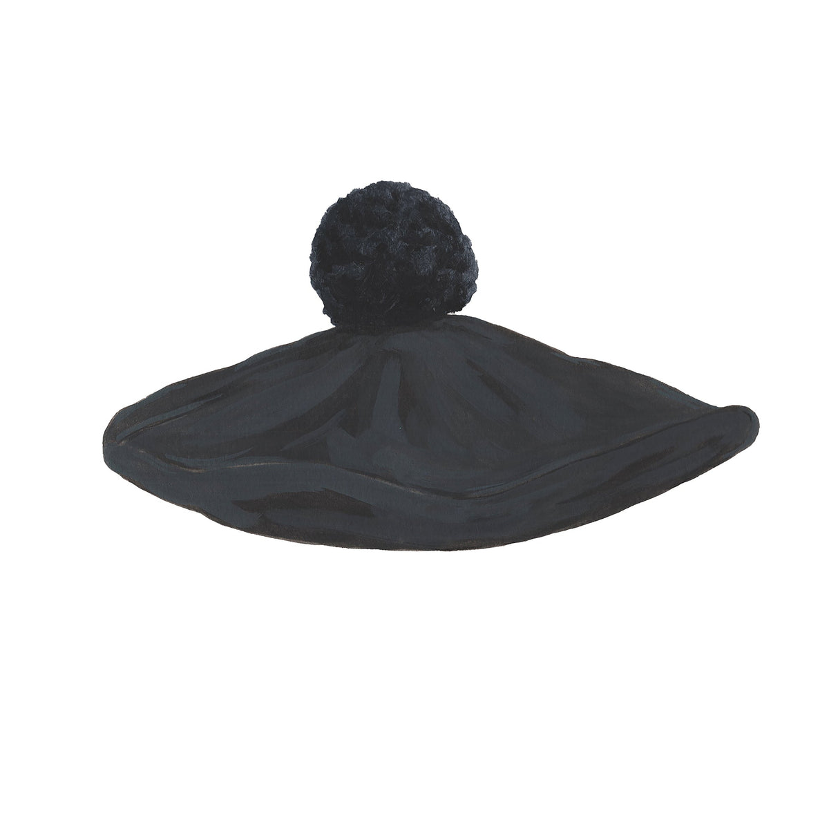 Basque Pom Pom Beret - The J. Peterman Company