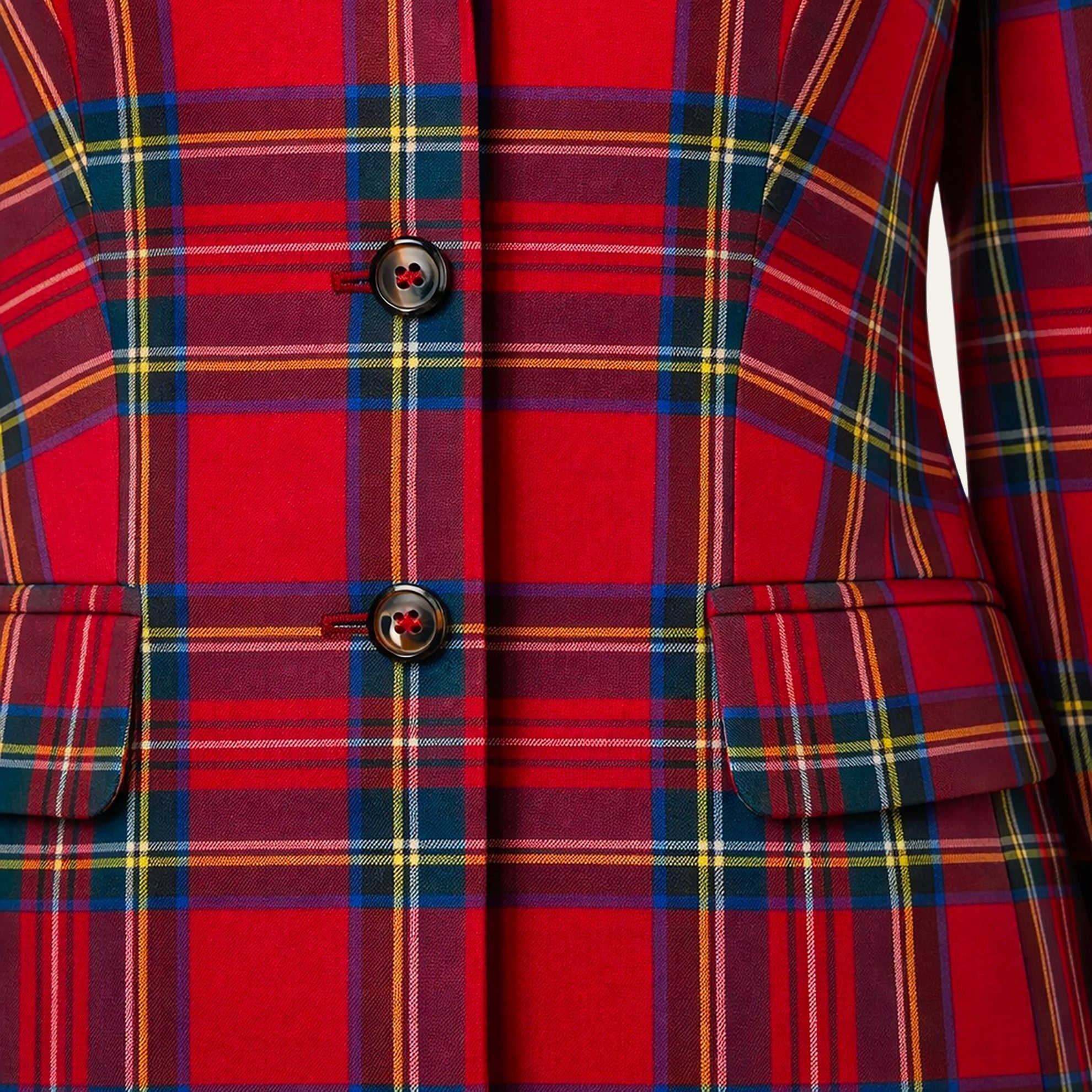 British Tartan BlazerRed Tartan