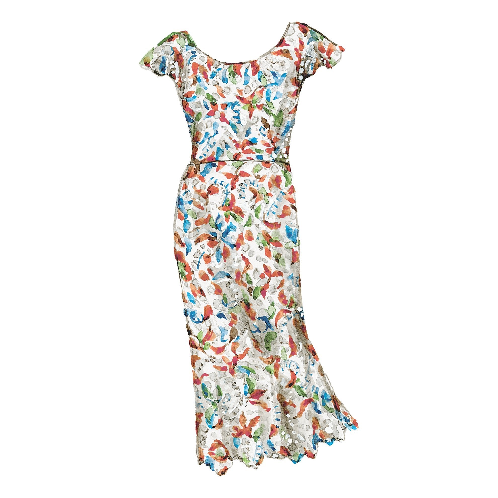 Chromatic Lace DressFloral