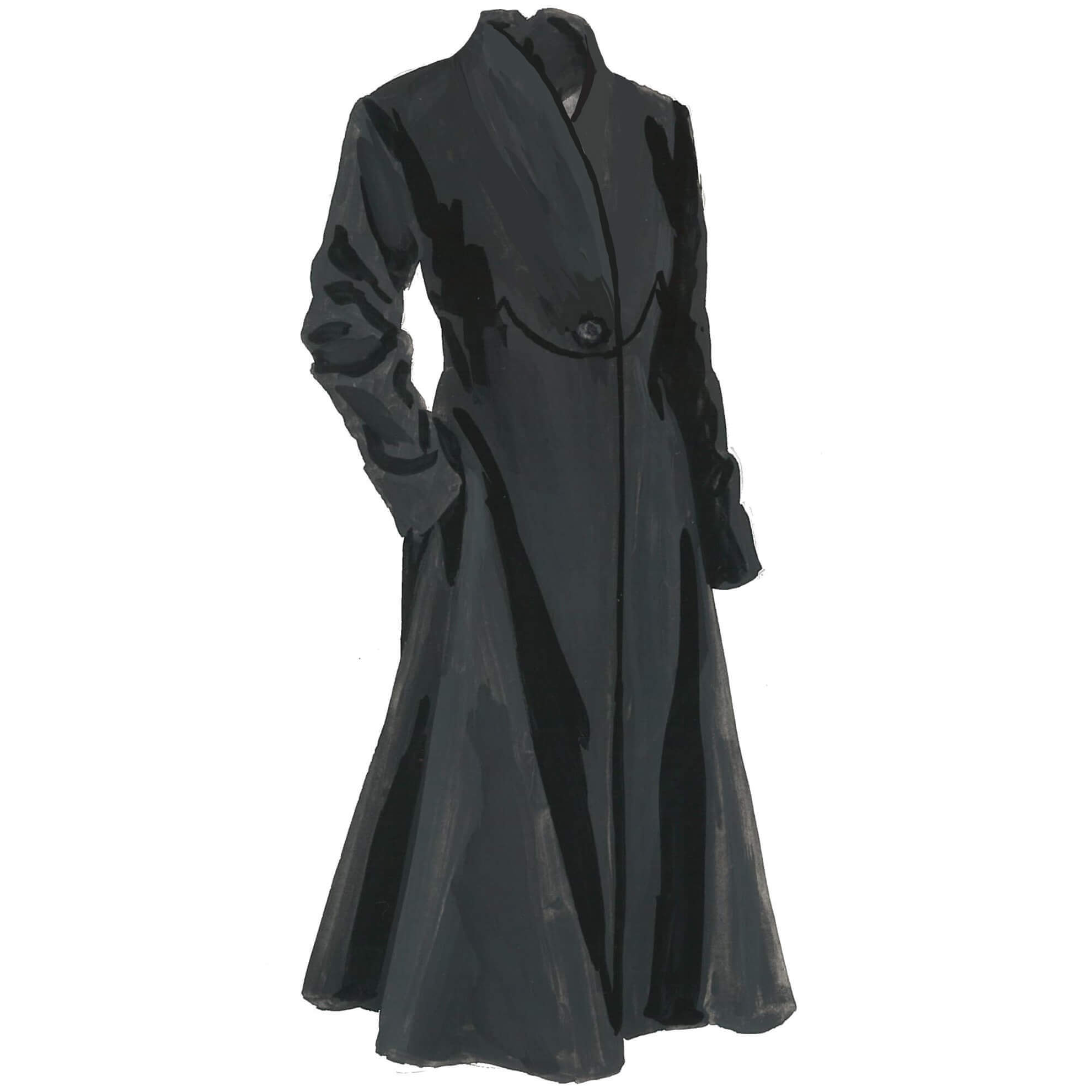 Classic Swing CoatBlack