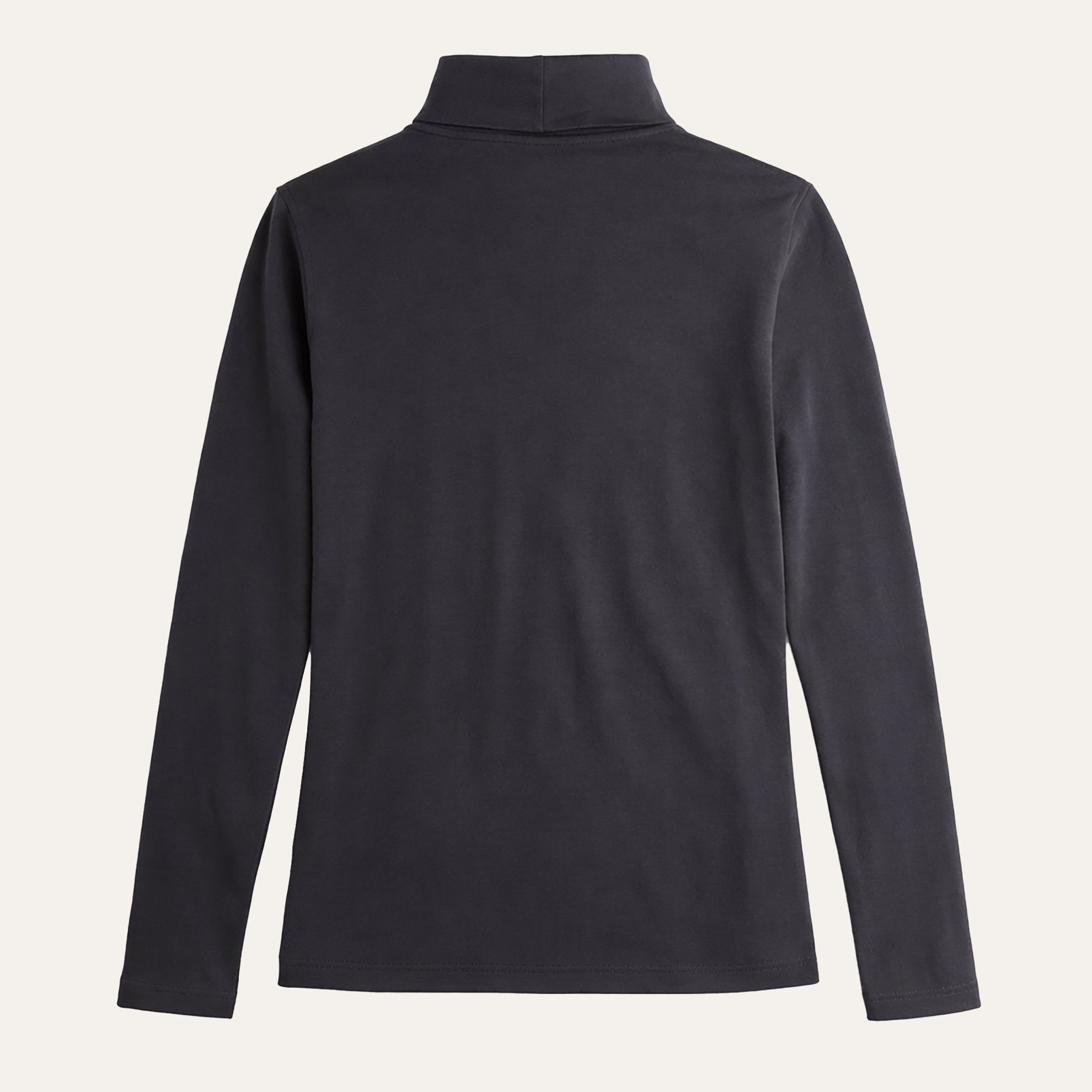 Cotton Jersey TurtleneckBlack