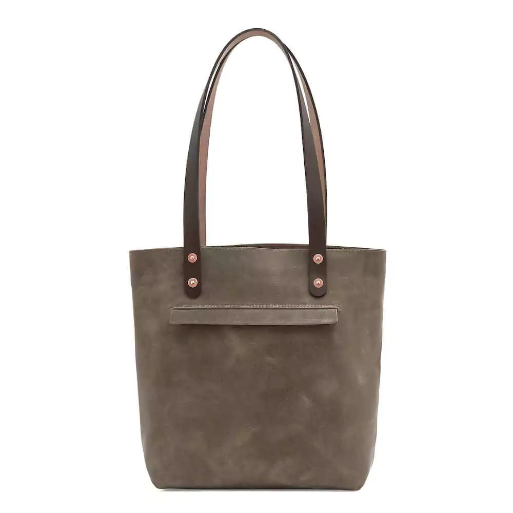 Eden Leather Tote BagMushroom
