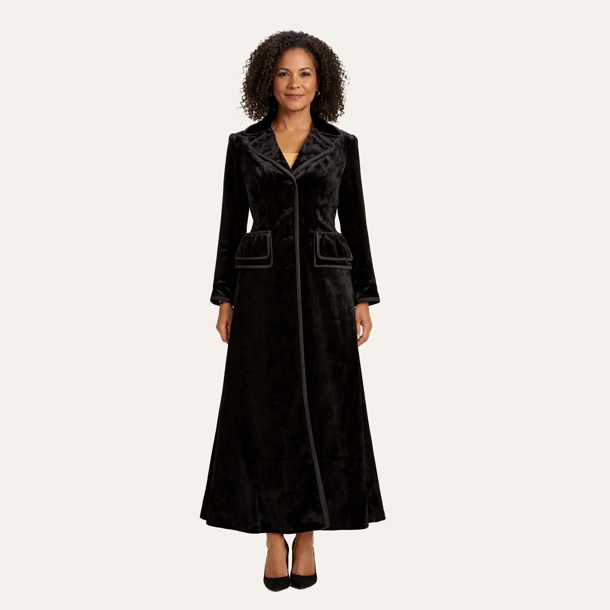 Edwardian Velvet Coat - The J. Peterman Company
