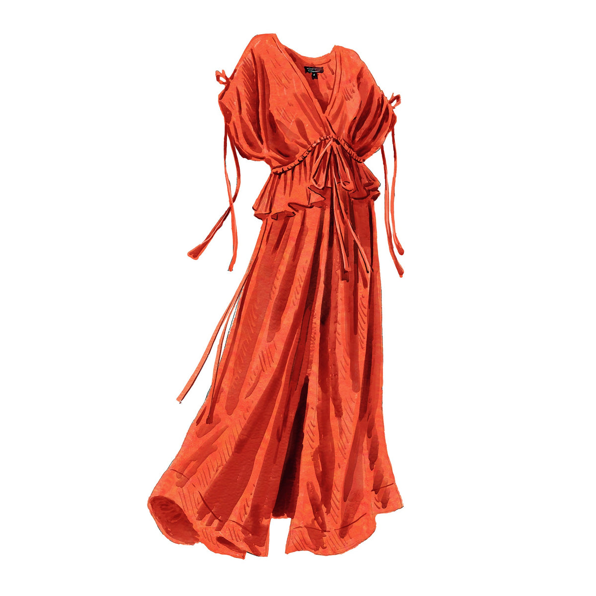 elegant ruched dresses Chickadee Ruched Mini Dress with Bell Sleeves