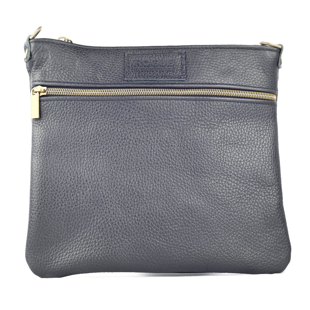 Ellis River Crossbody Bag in LeatherBlack Cowhide Leather