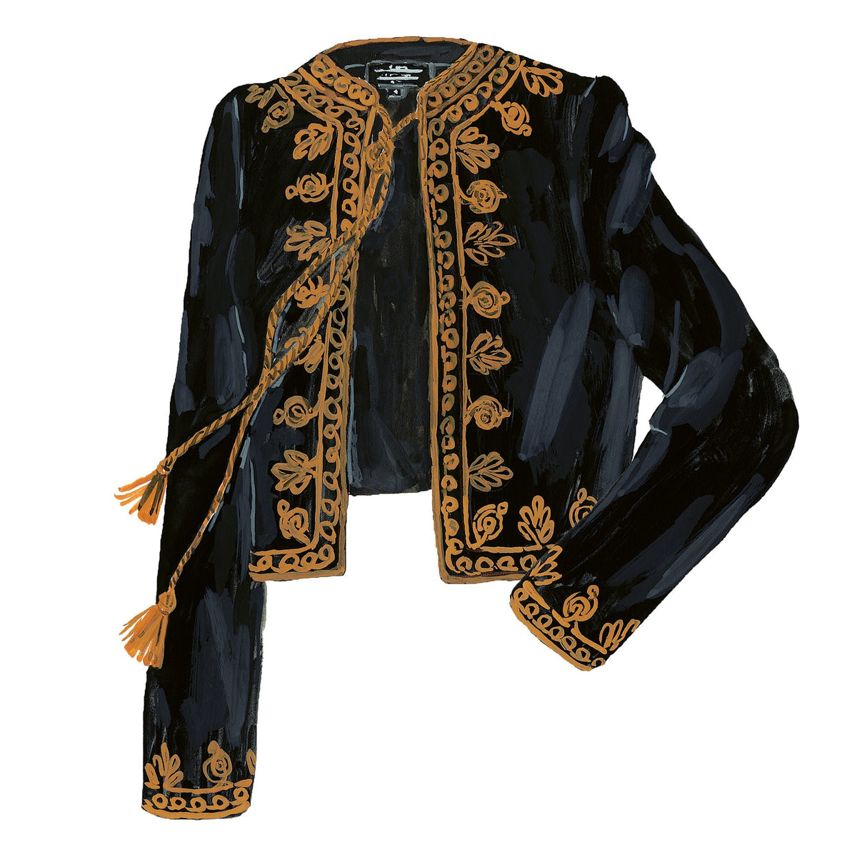 Embroidered Velvet Bolero - The J. Peterman Company