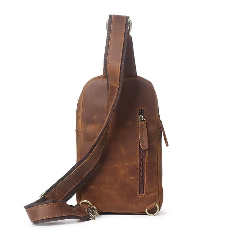 Erling Leather Sling Bag | Crossbody Leather PackBrown