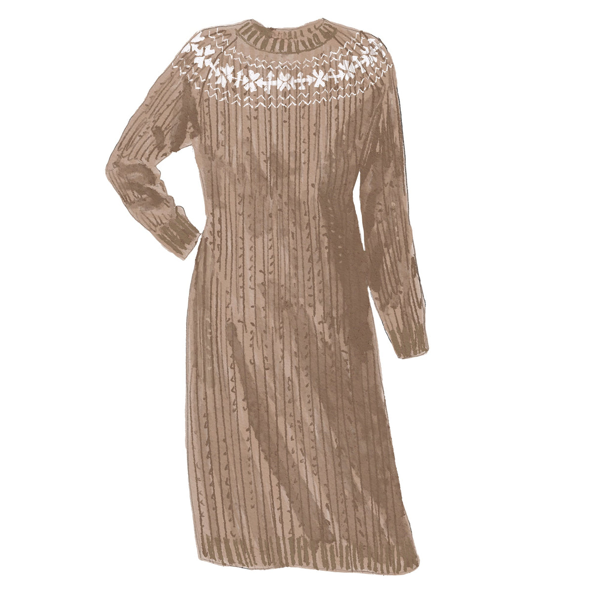 Fair Isle Sweater Dress The J. Peterman Company Fair Isle Sweater Dress The J. Peterman Company