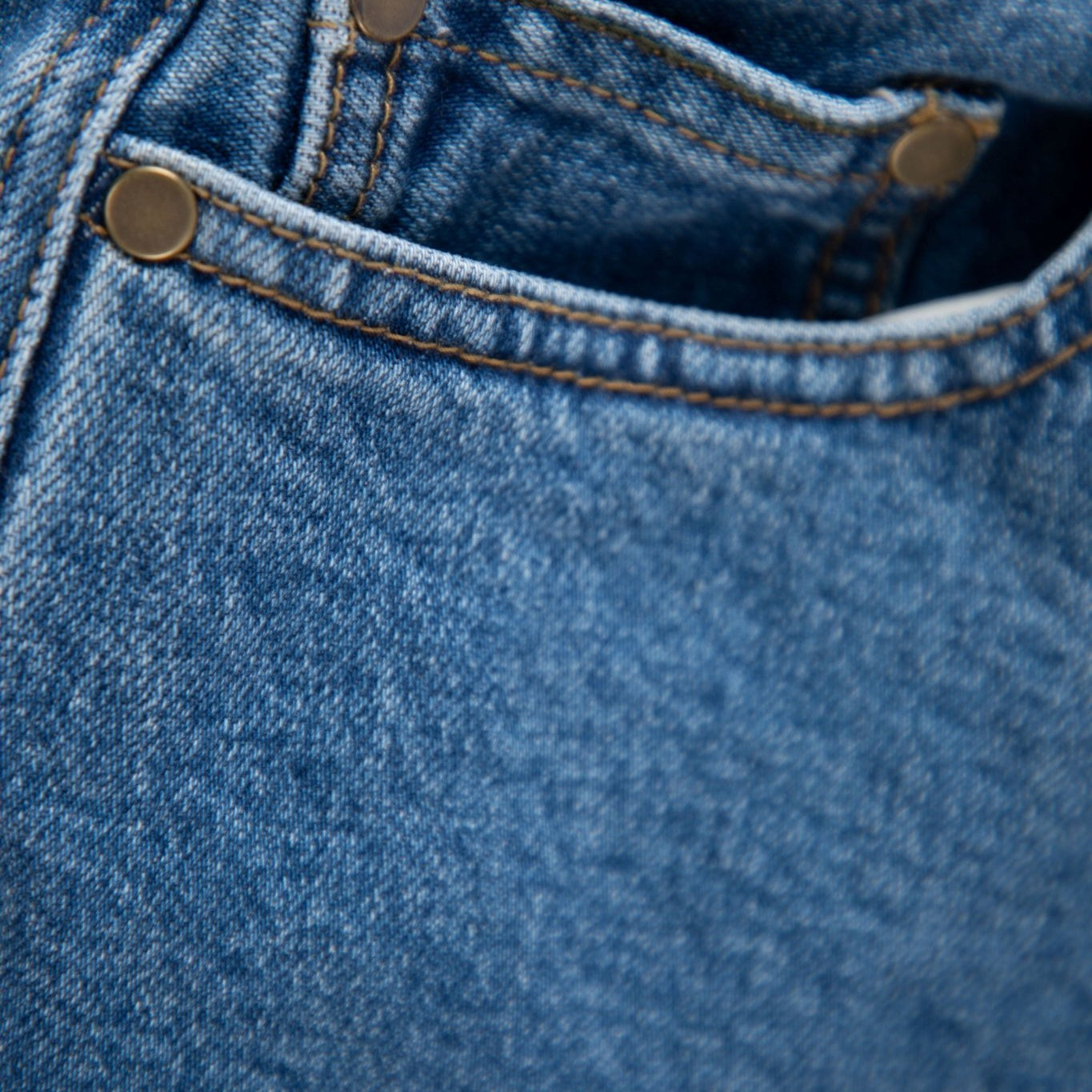 Five Pocket Denim Wide LegsDark Indigo