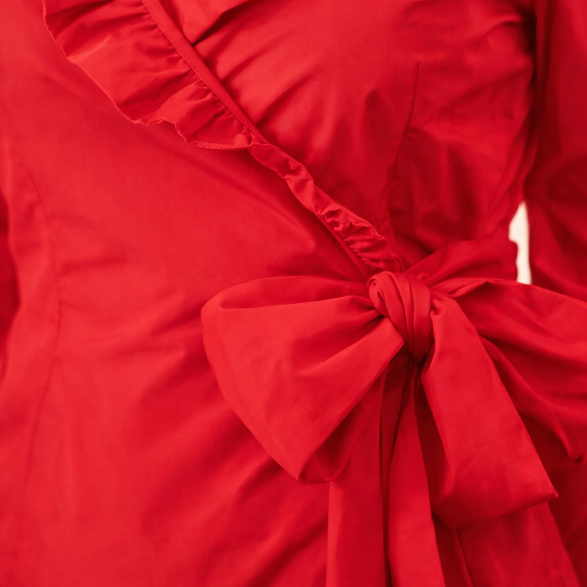 Flamenco Christmas BlouseChristmas Red