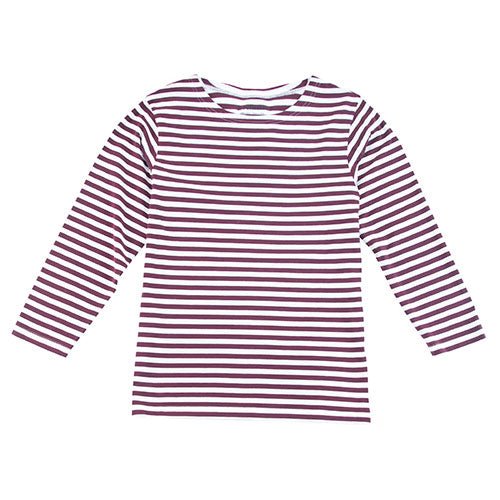 French Sailing ShirtMaroon Stripe