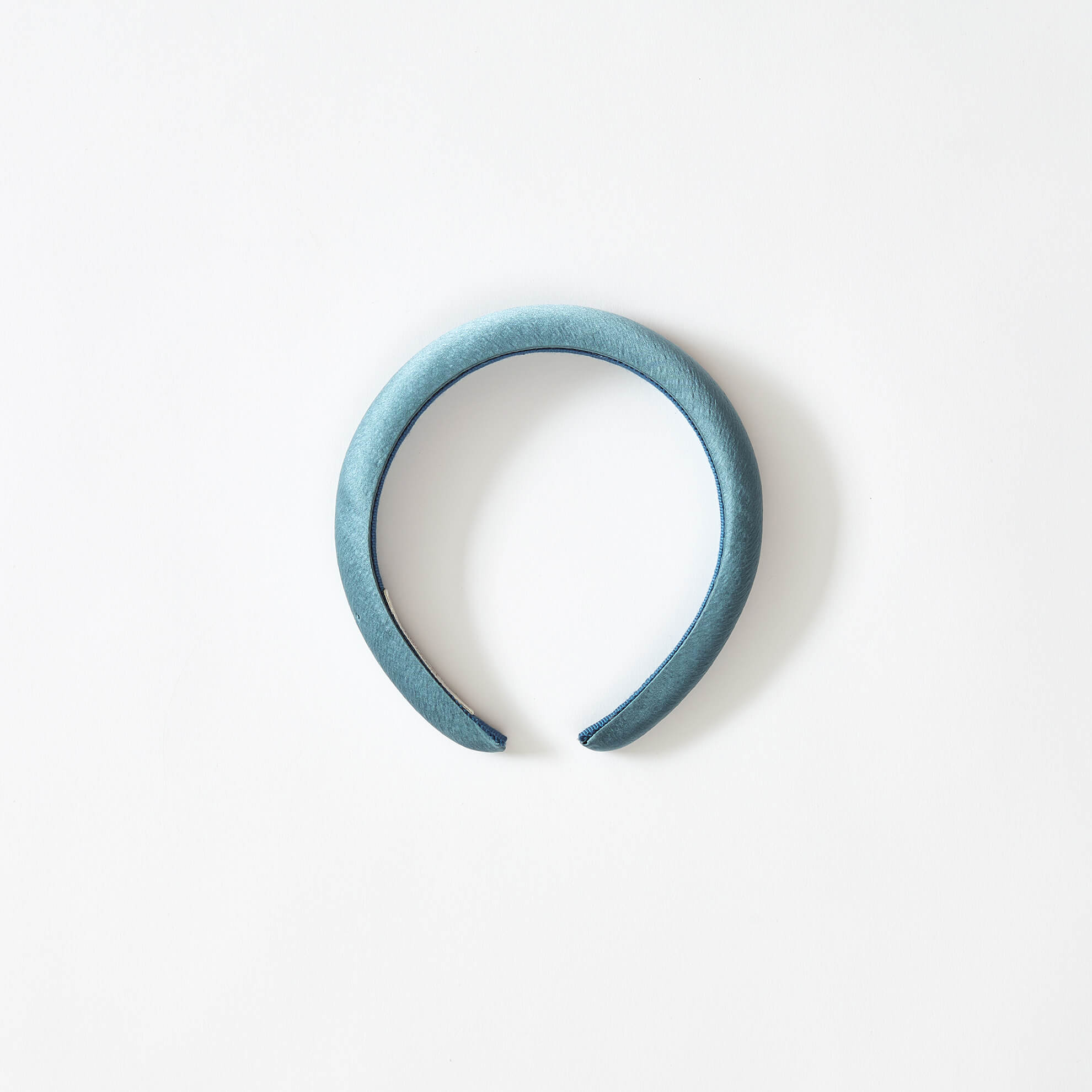 Hammered Silk HeadbandStorm Blue