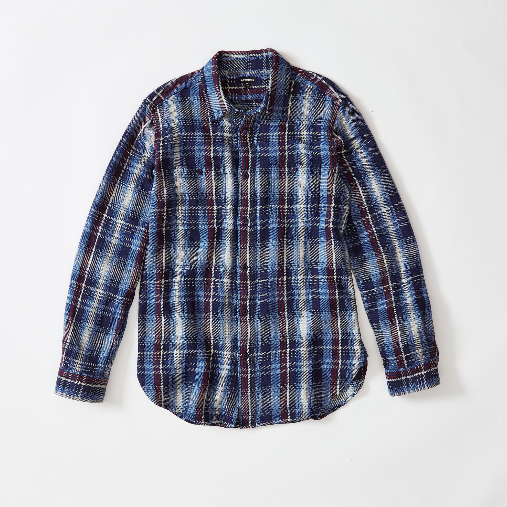 Hampton Summer Plaid ShirtBlue Red Plaid