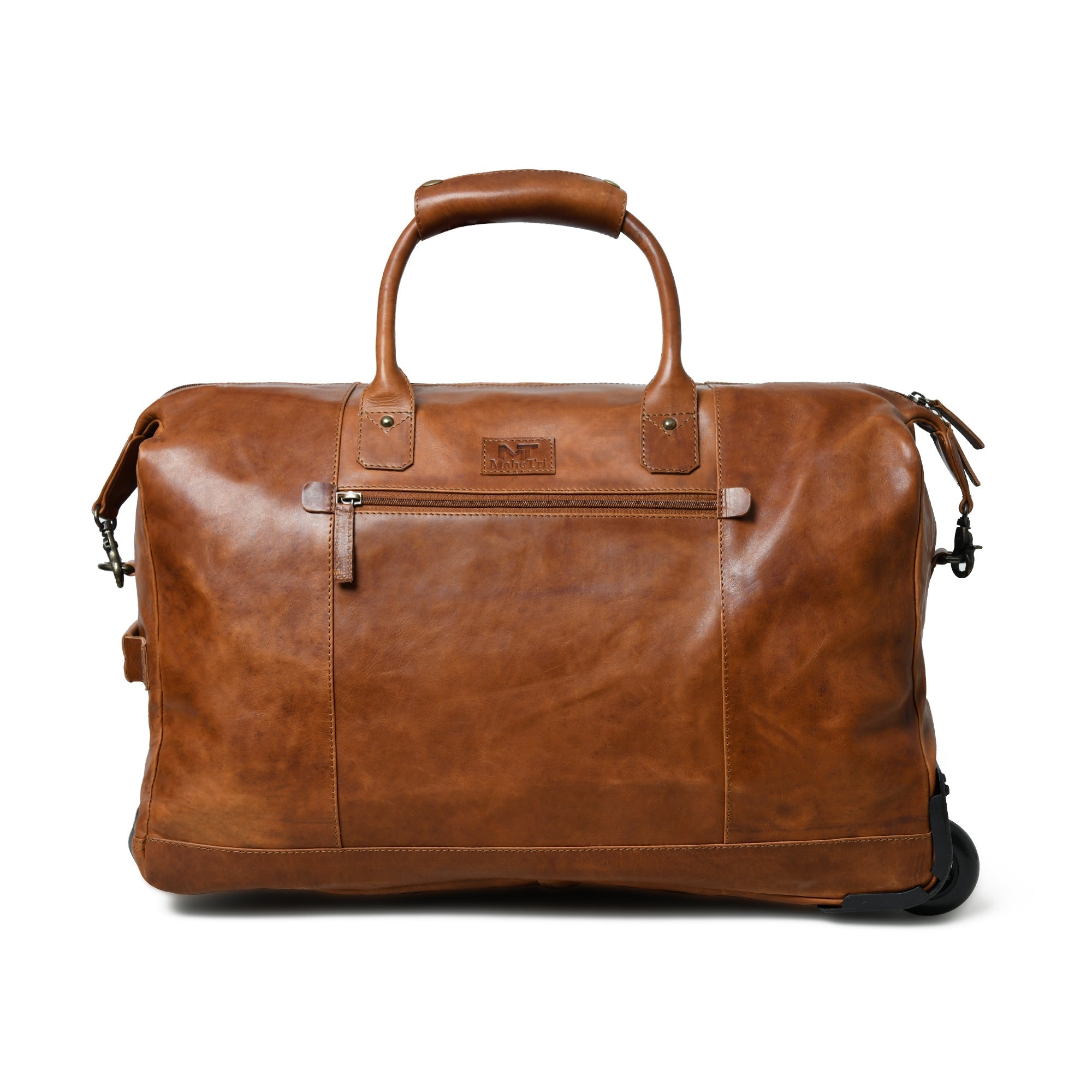Harbor Leather Trolly Carry - On