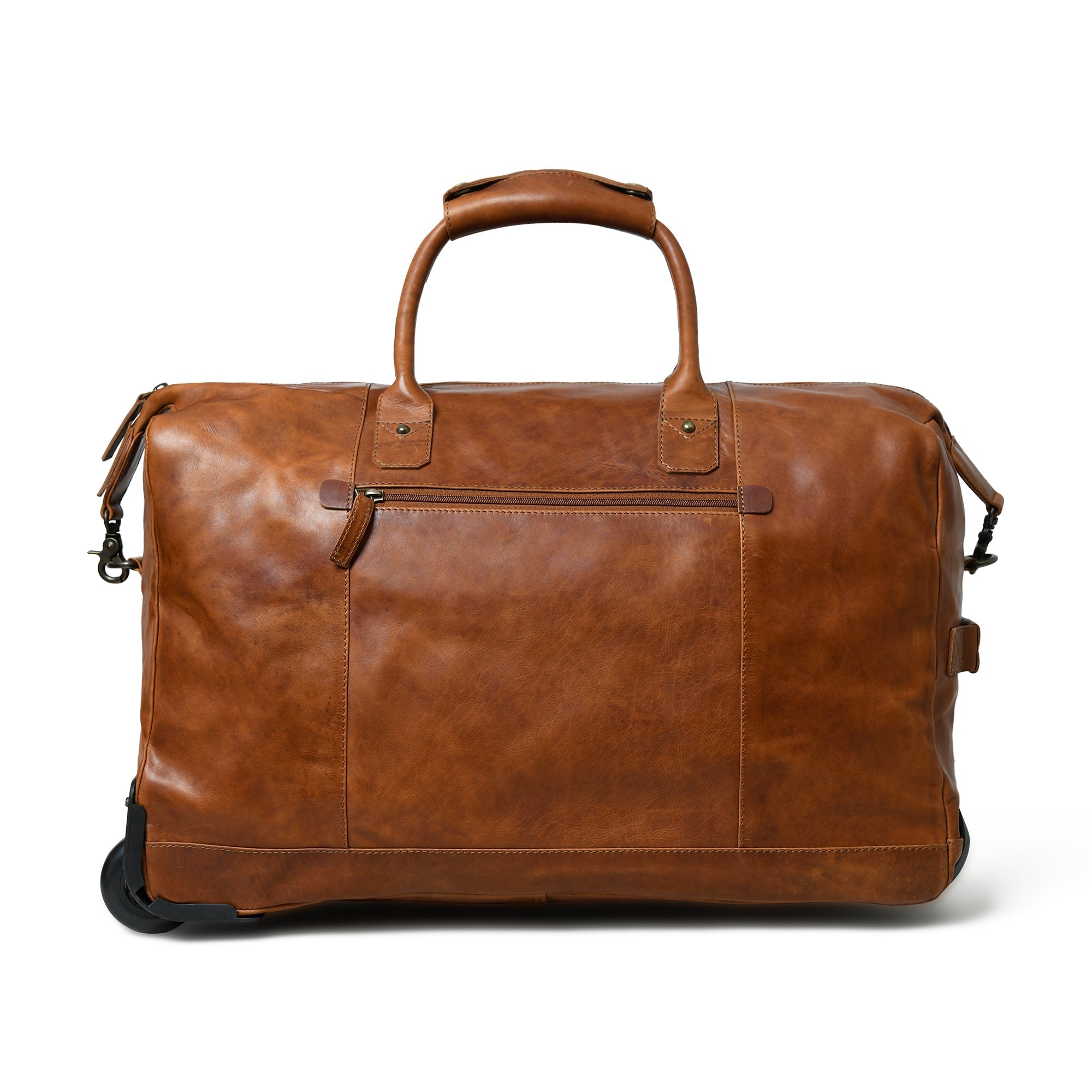 Harbor Leather Trolly Carry - On