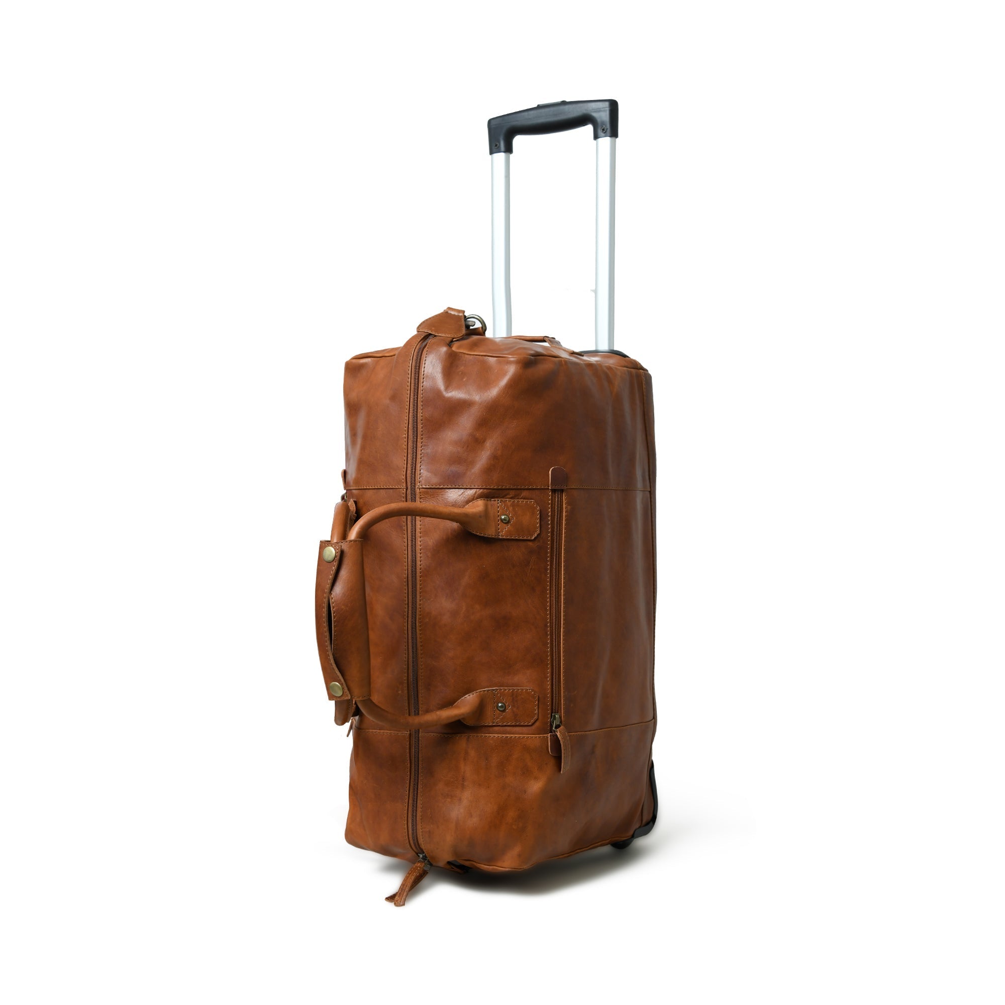 Harbor Leather Trolly Carry - On