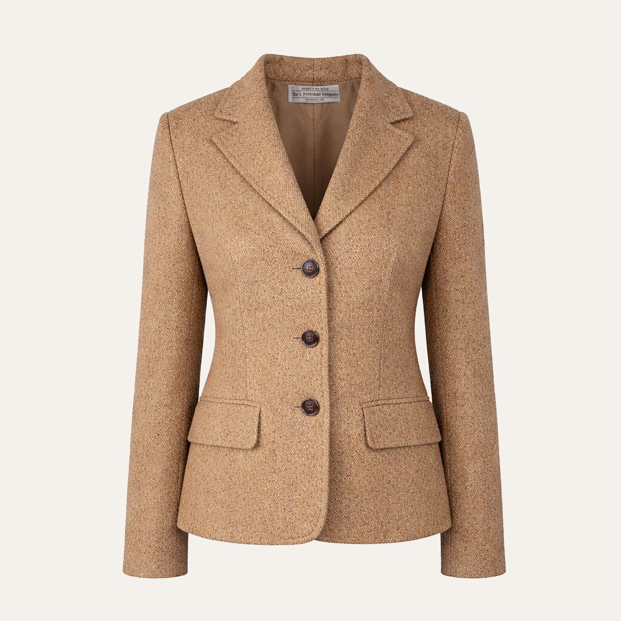 Her Tweed BlazerCamel