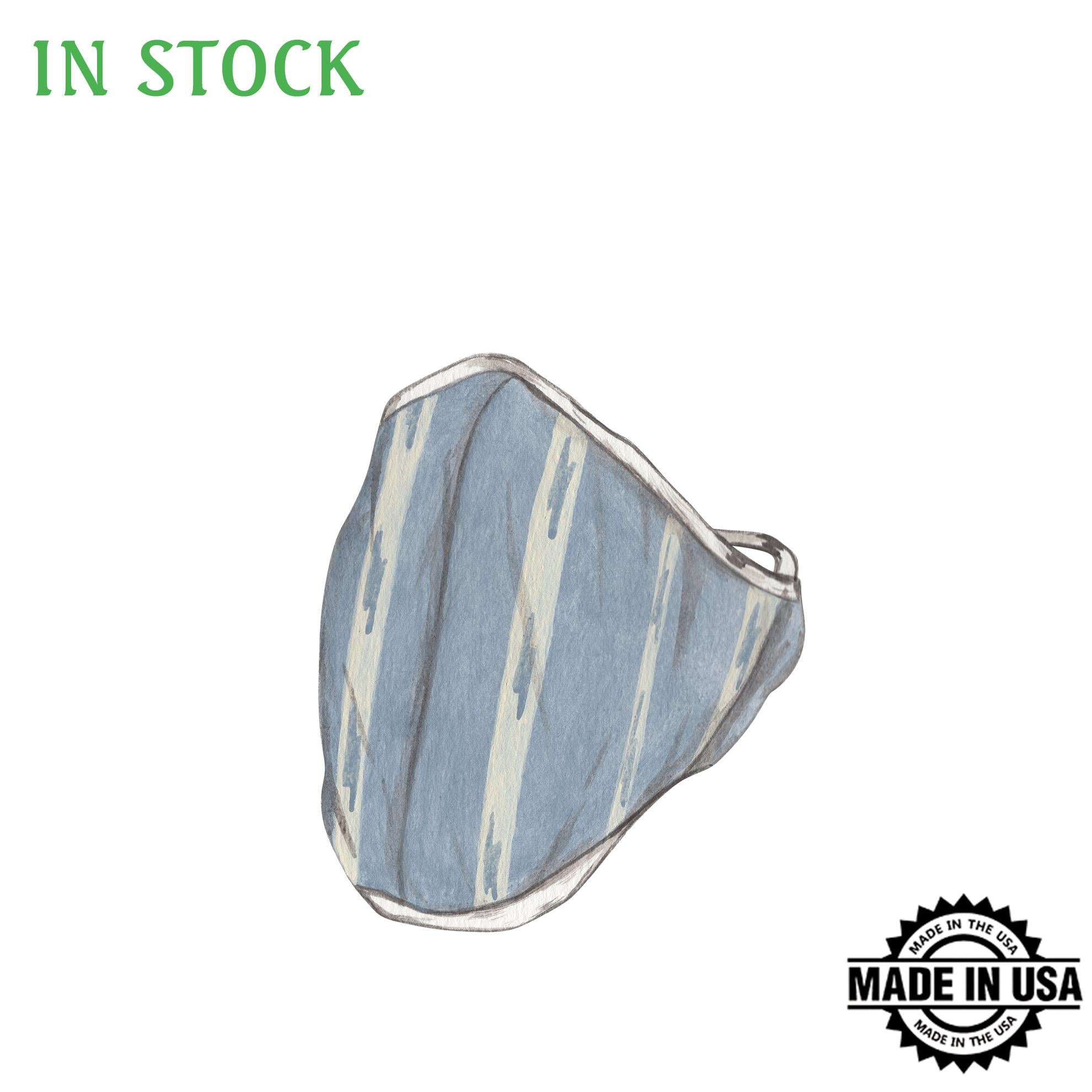 Hindsight 2020 MaskBlue Ikat