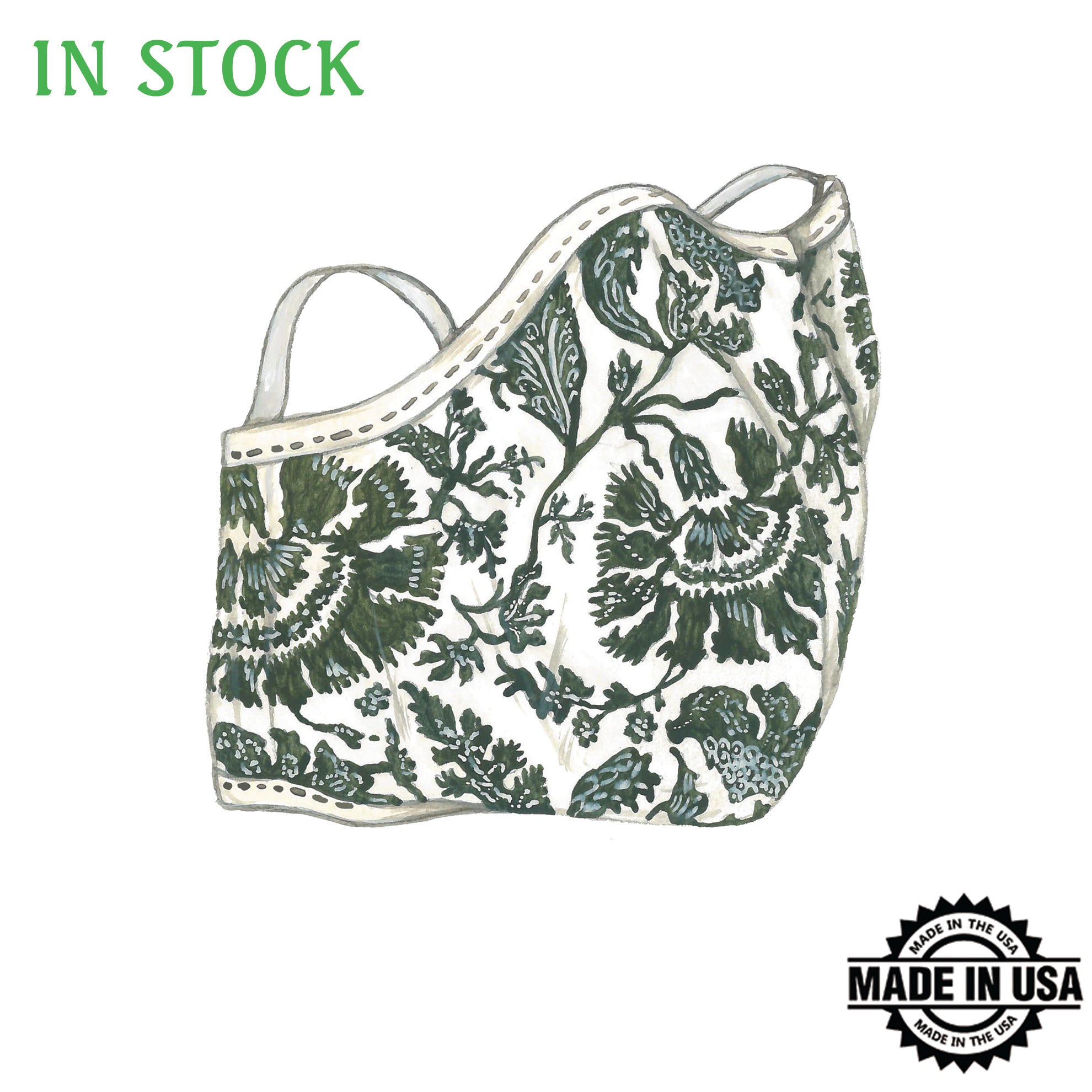 Hindsight 2020 MaskJade Floral Print
