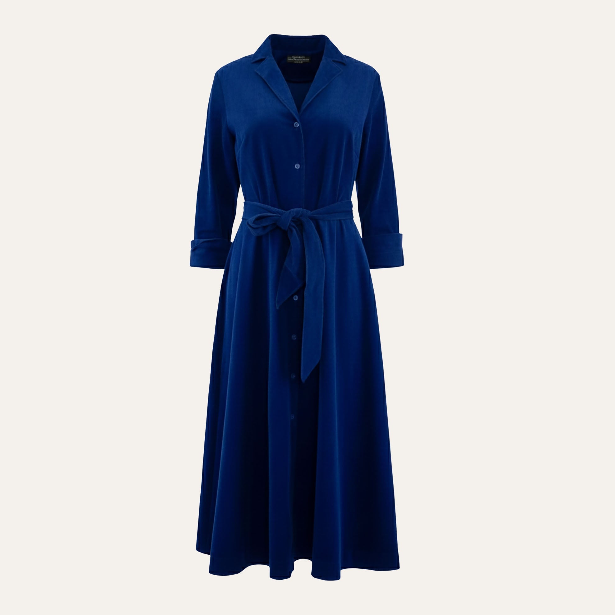 Holiday Corduroy 1947 DressNavy
