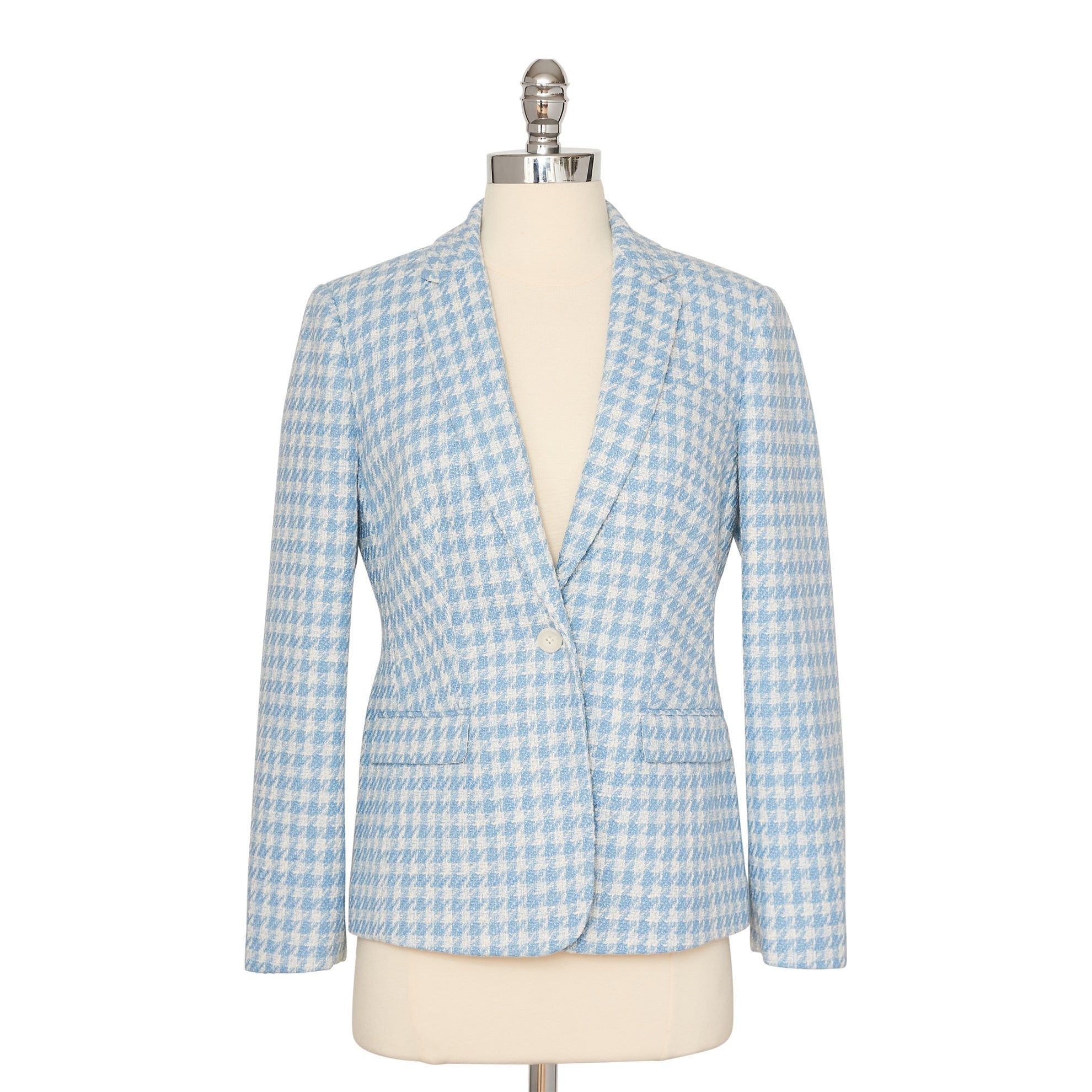 Blue Houndstooth