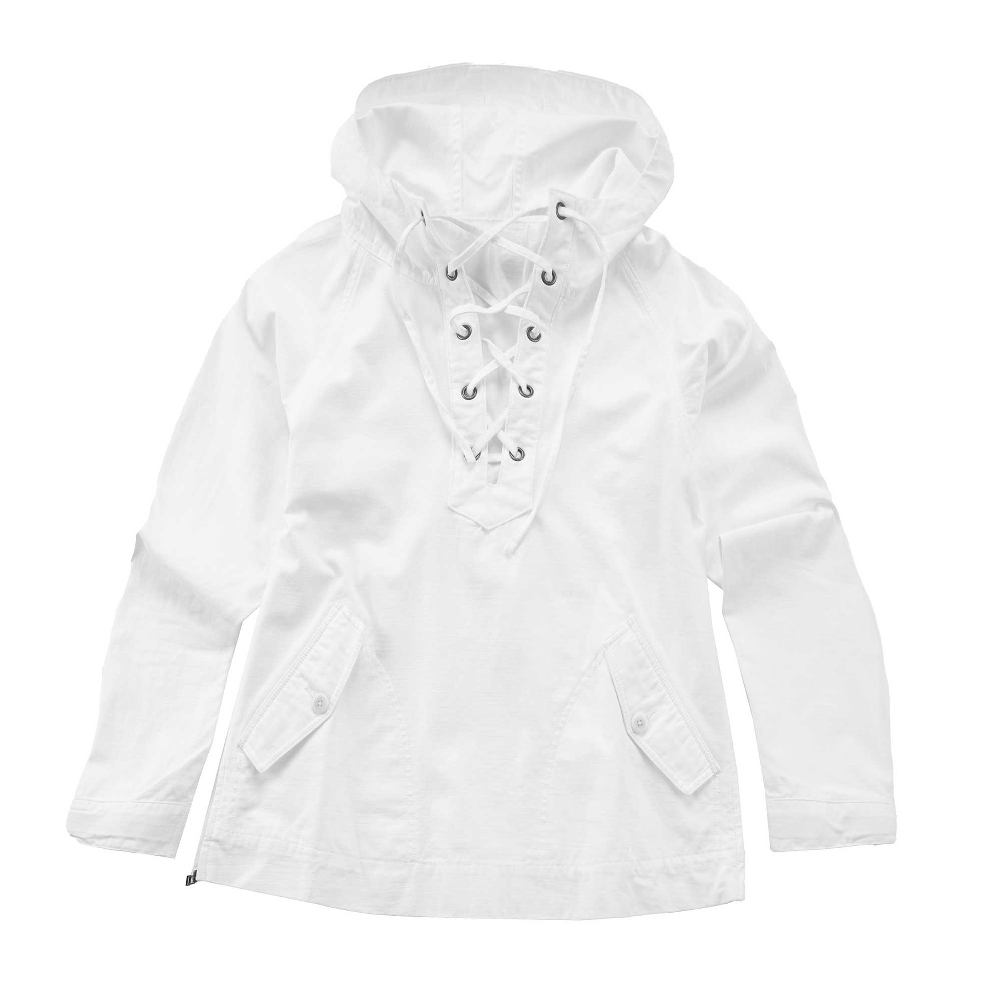 Lace - Up Sailing SmockWash Red