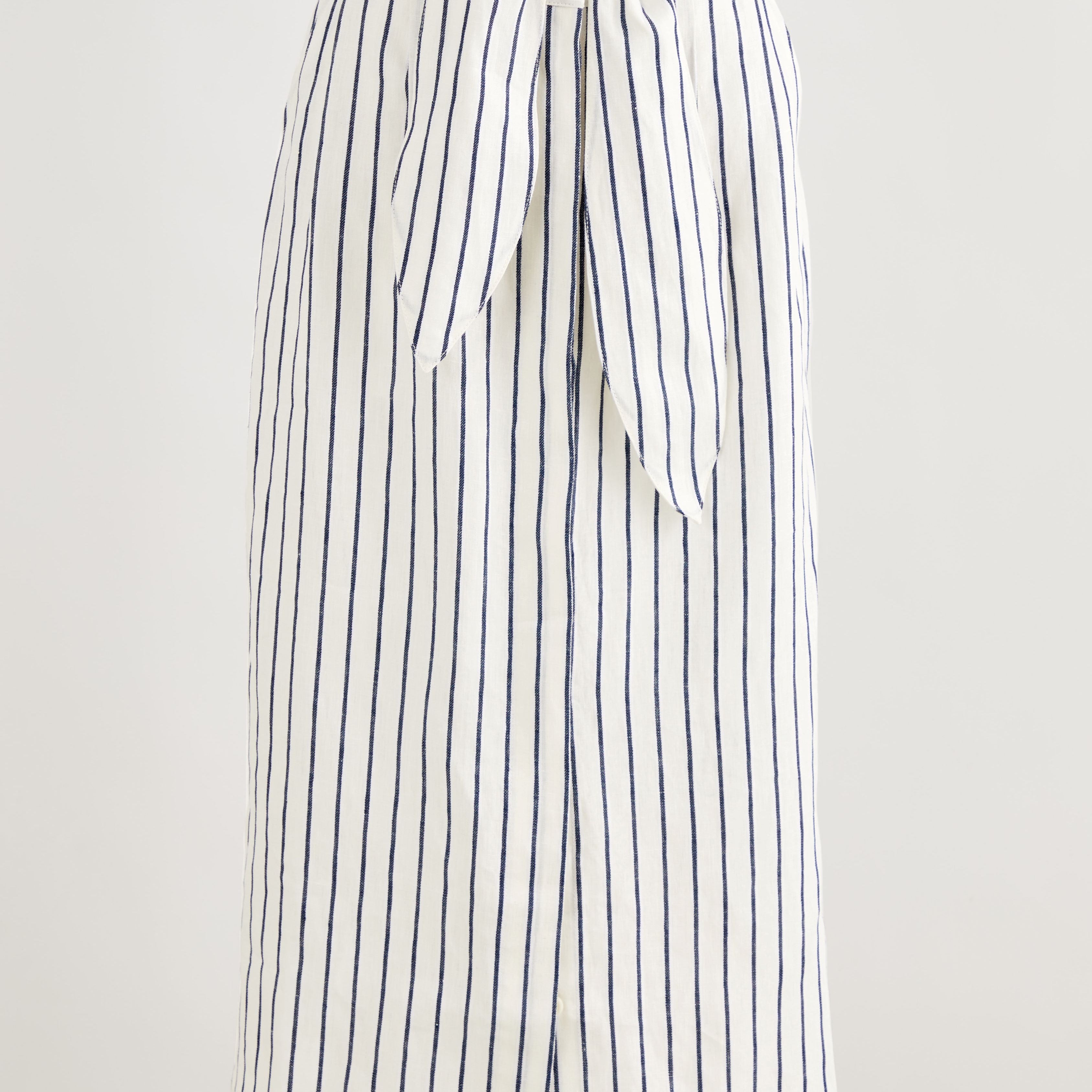 Navy Pinstripe