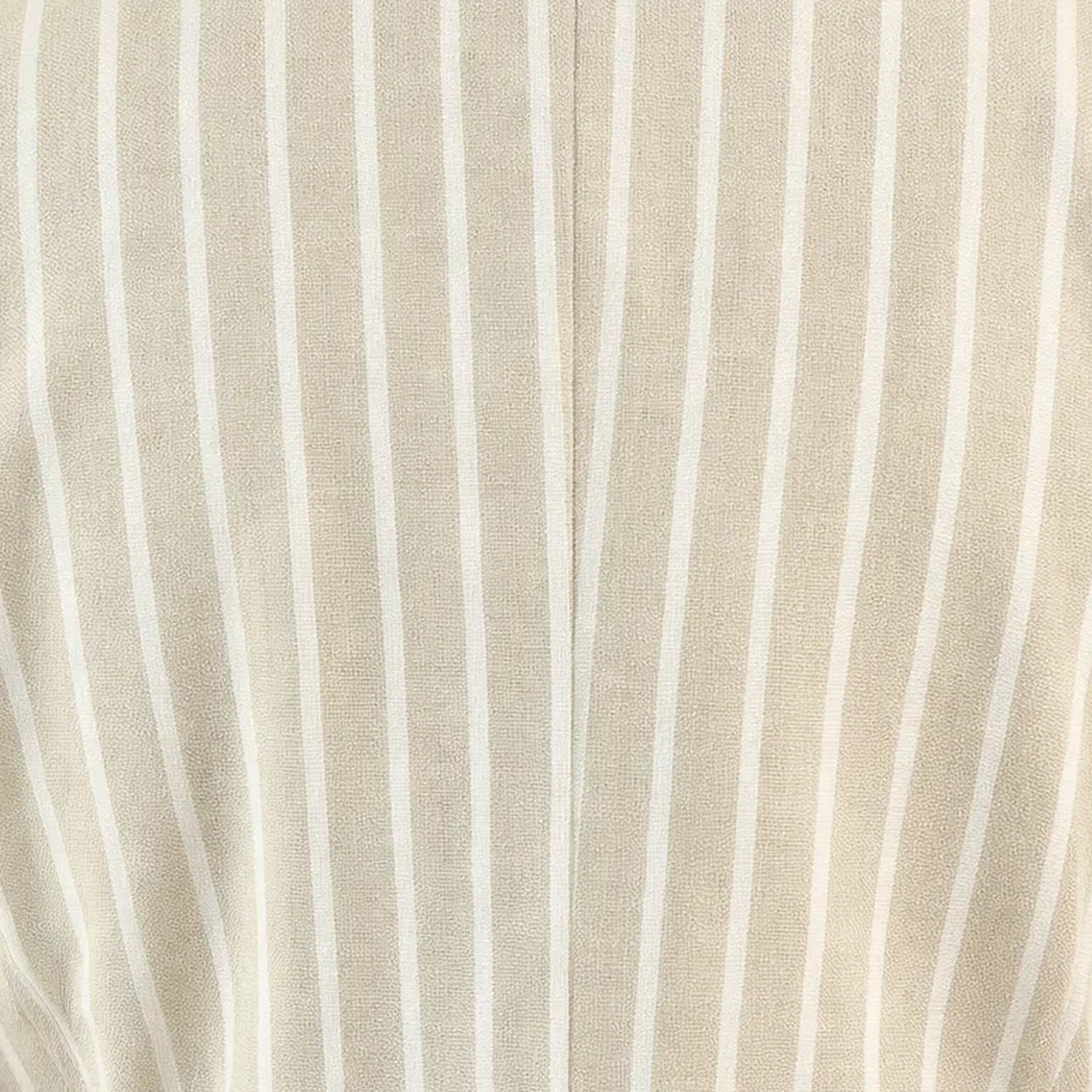 Linen Oversized BlazerKhaki Ivory Stripe