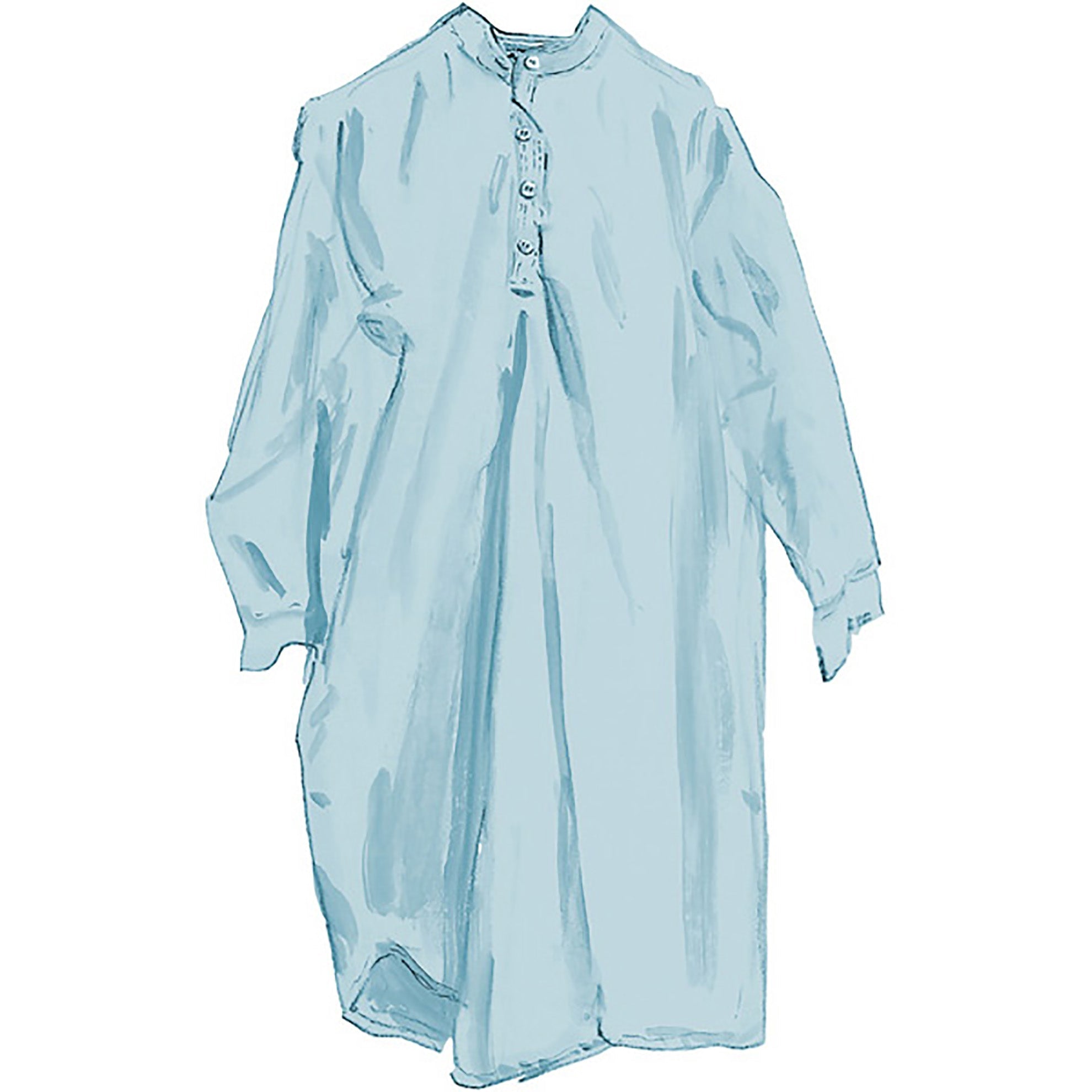 Marie Antoinette Striped NightshirtRed White Stripe