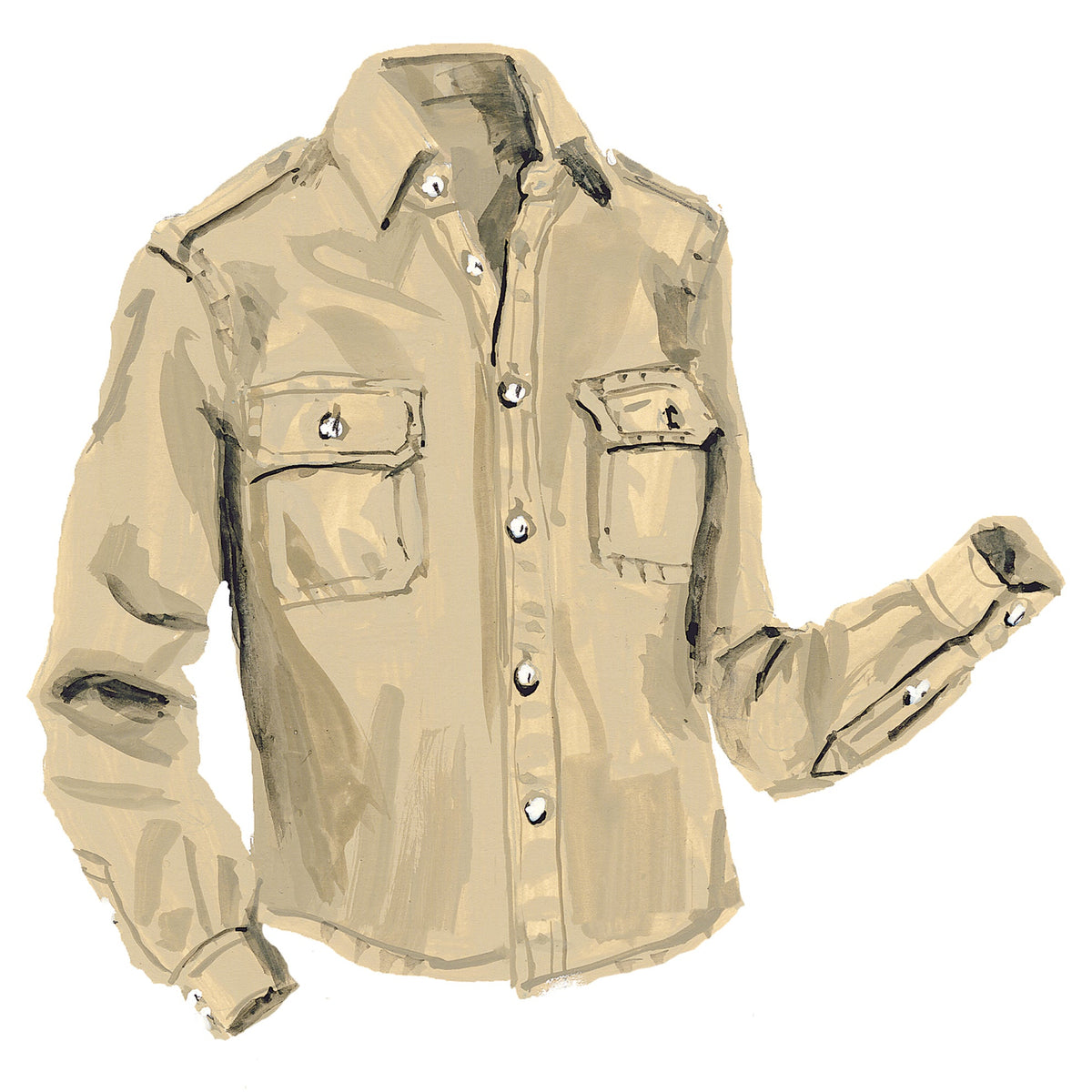 army khaki dress shirt Men's Su Khaki Shirt (classic Fit) | Military - Shop Your Navy Exchange