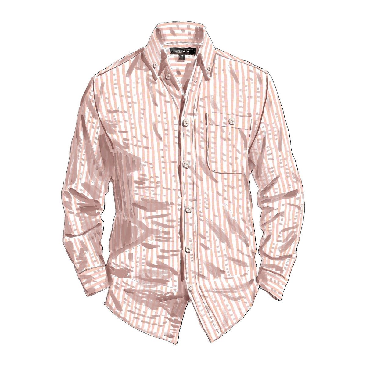 Milk and Sugar Seersucker Shirt - The J. Peterman Company 