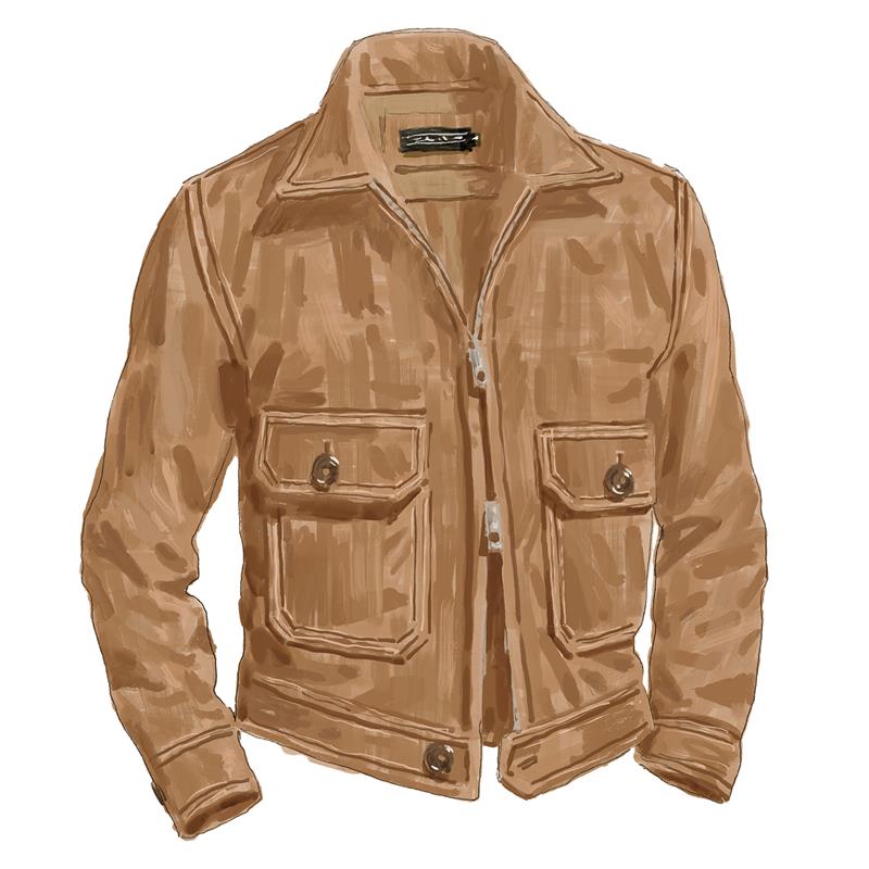 Noguchi Suede JacketDesert