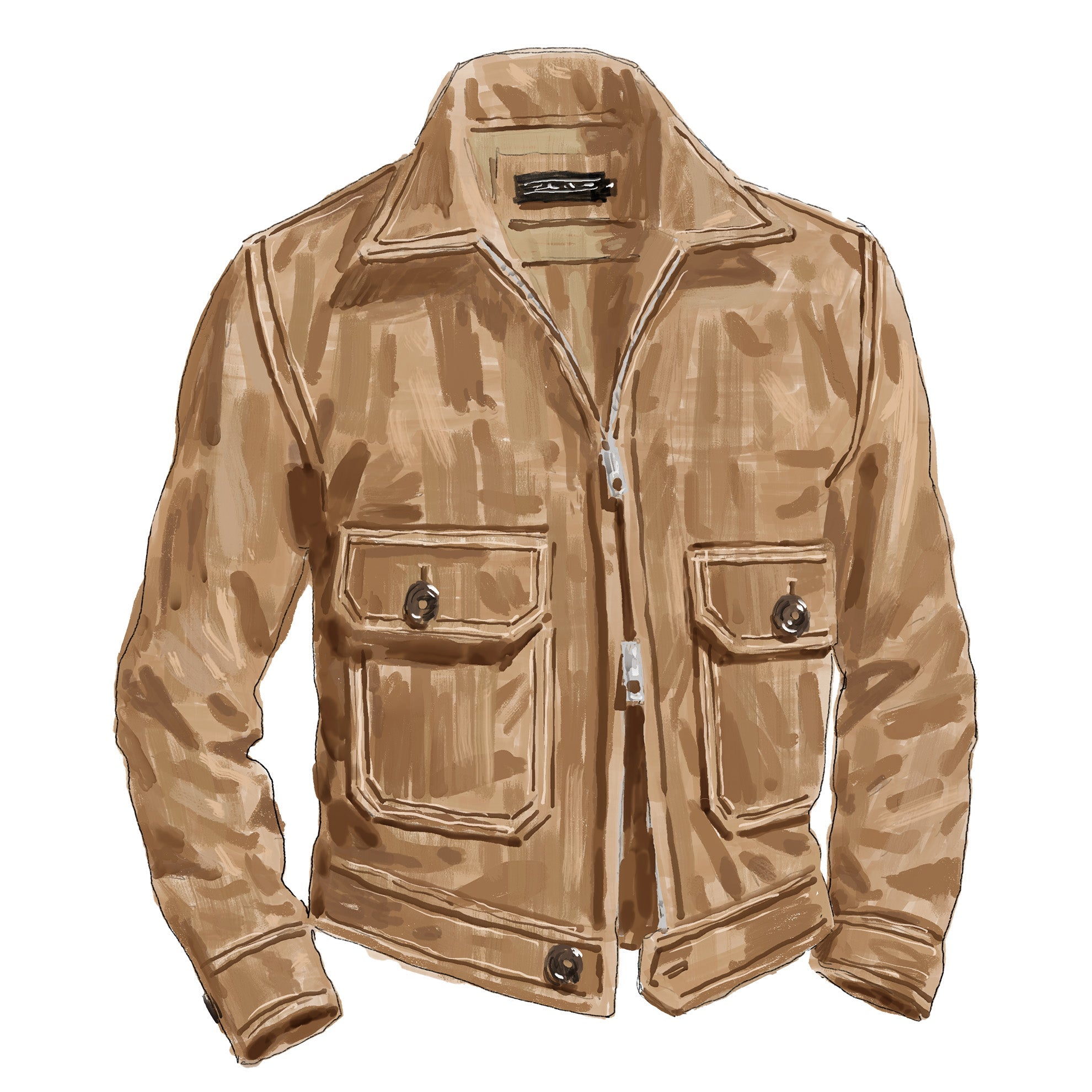 Noguchi Suede JacketDesert