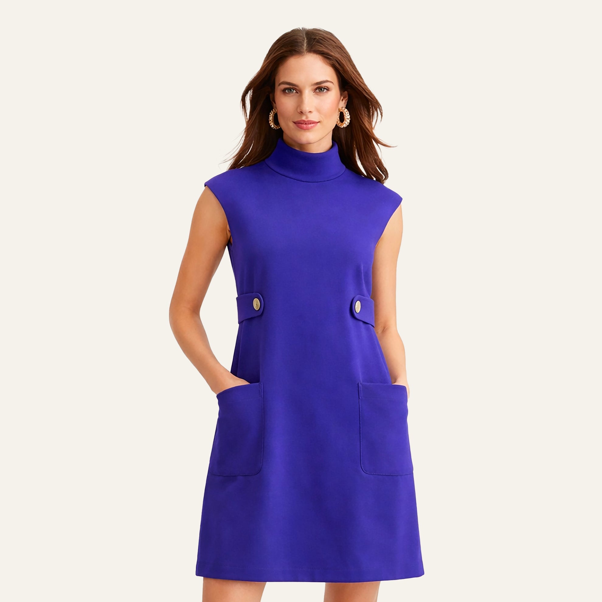 Nora Shift DressCobalt Blue