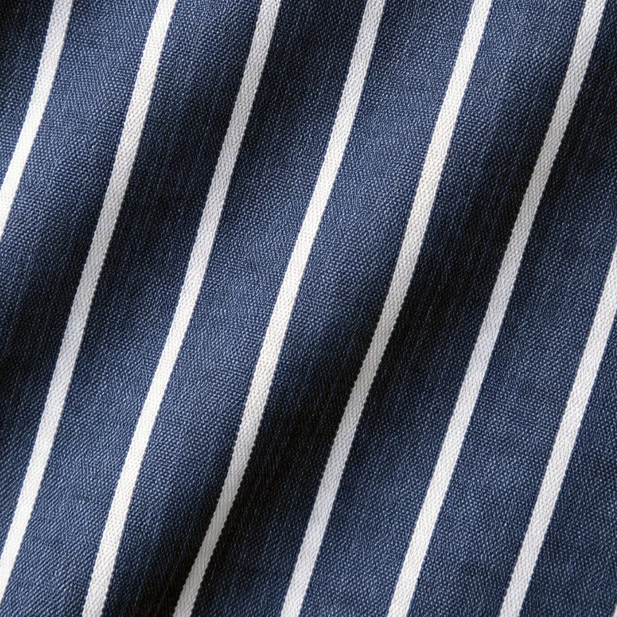 Optimistic Linen VestNavy Cream Stripe