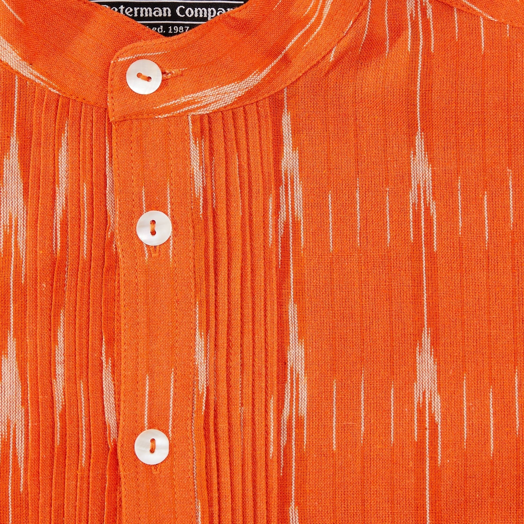 Orange Ikat
