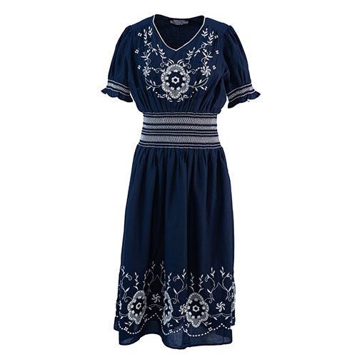 Persuasive 1927 DressNavy Cream