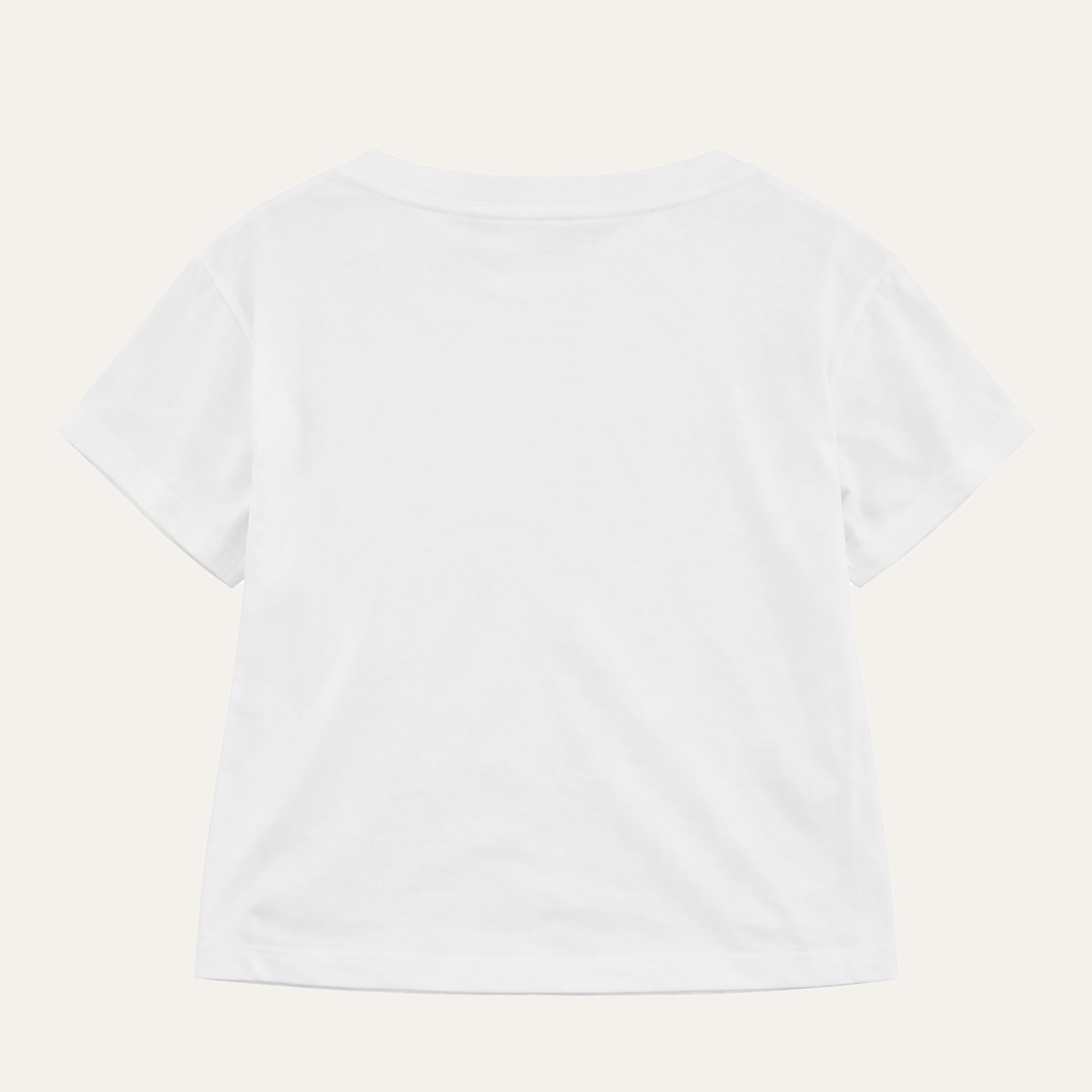 Pima Knit Relaxed CrewWhite