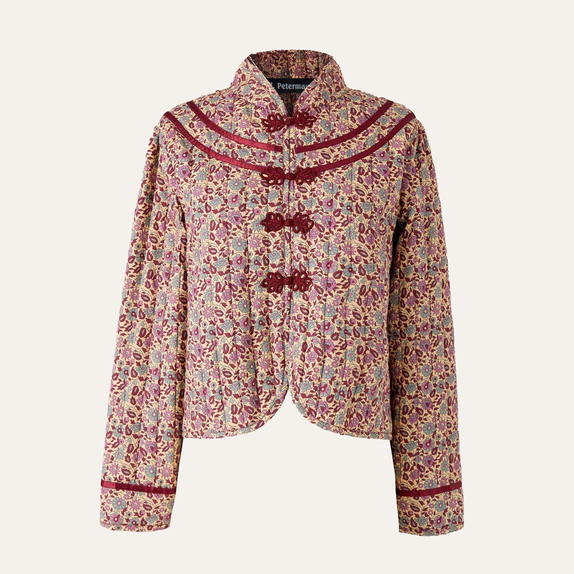 Quilted Prairie CoatPurple Floral