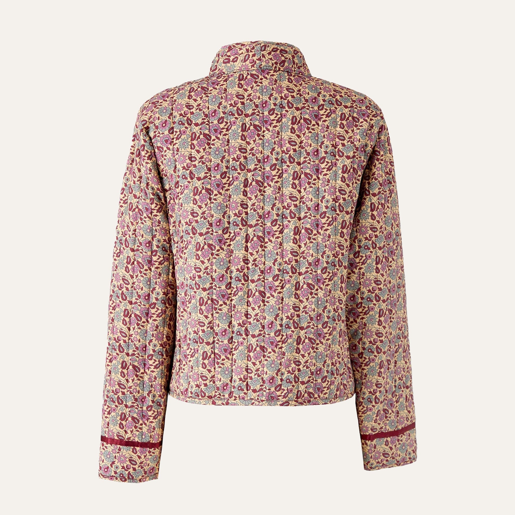 Quilted Prairie CoatPurple Floral