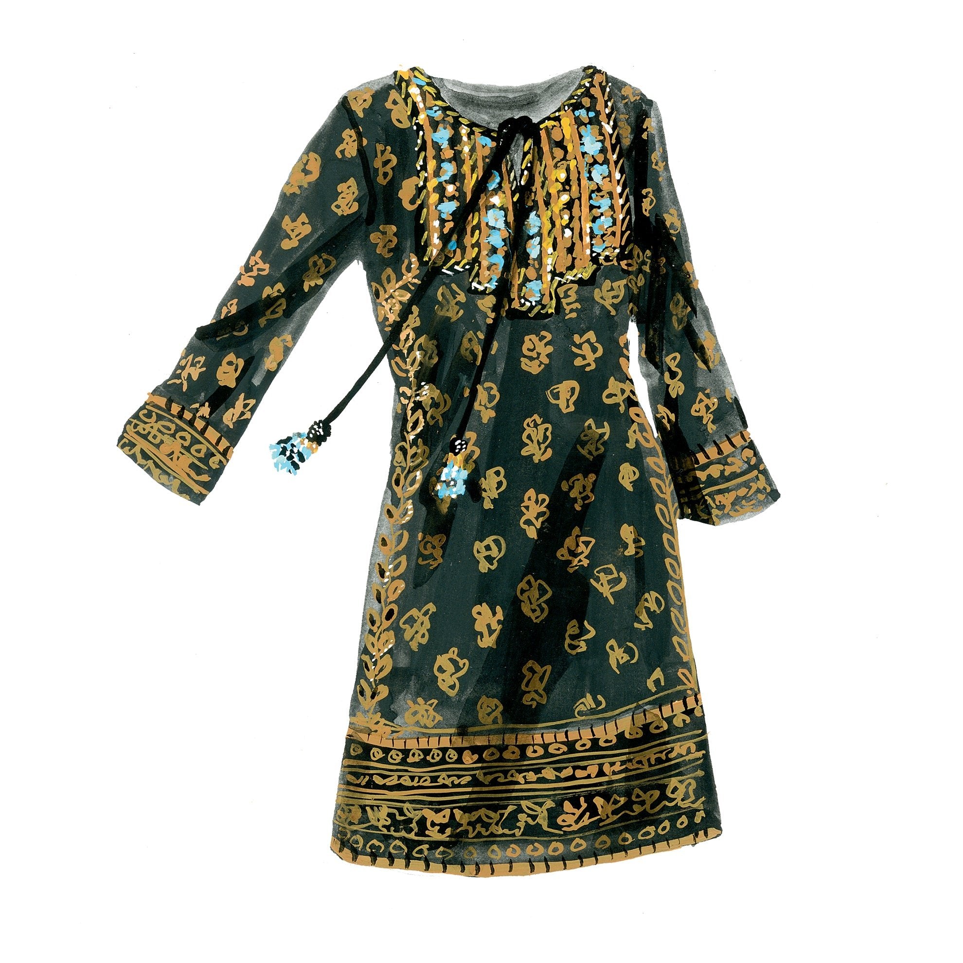 Real - Life TunicBlack Gold