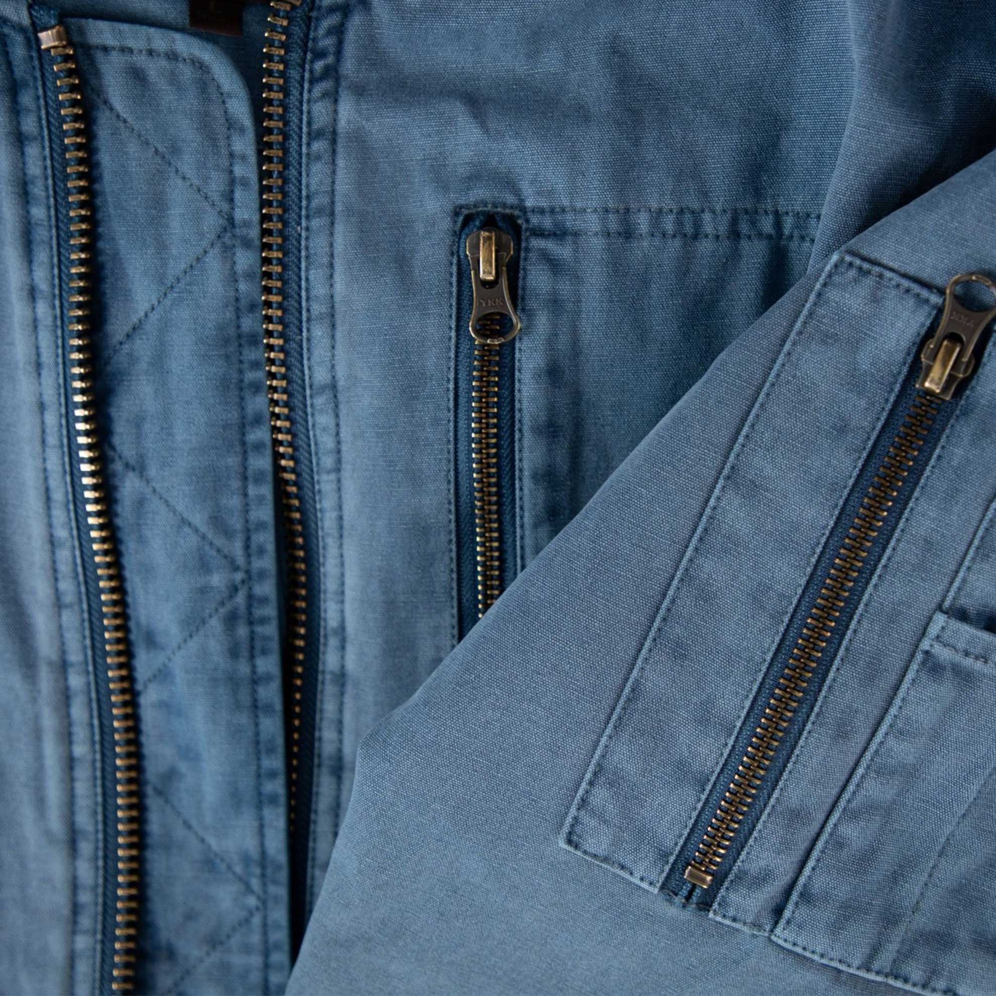 Renegade Road Poplin BomberFaded Indigo