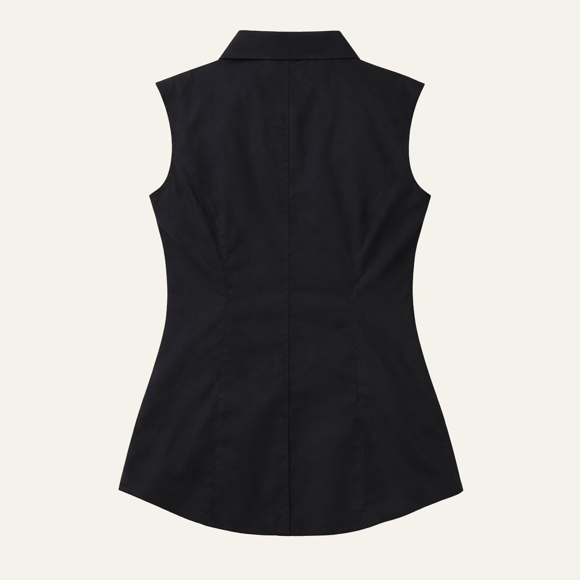 Rosette Button BlouseBlack