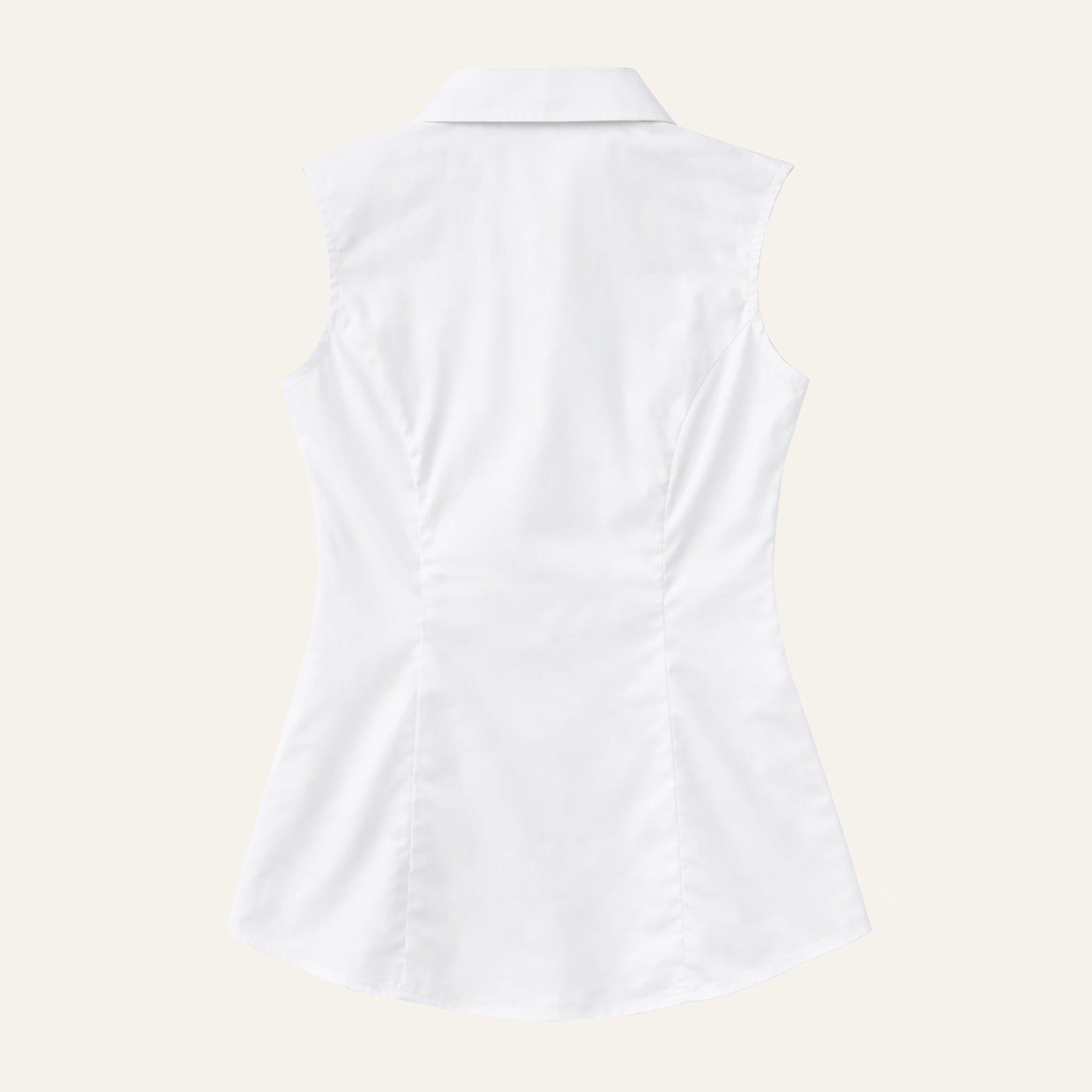 Rosette Button BlouseWhite