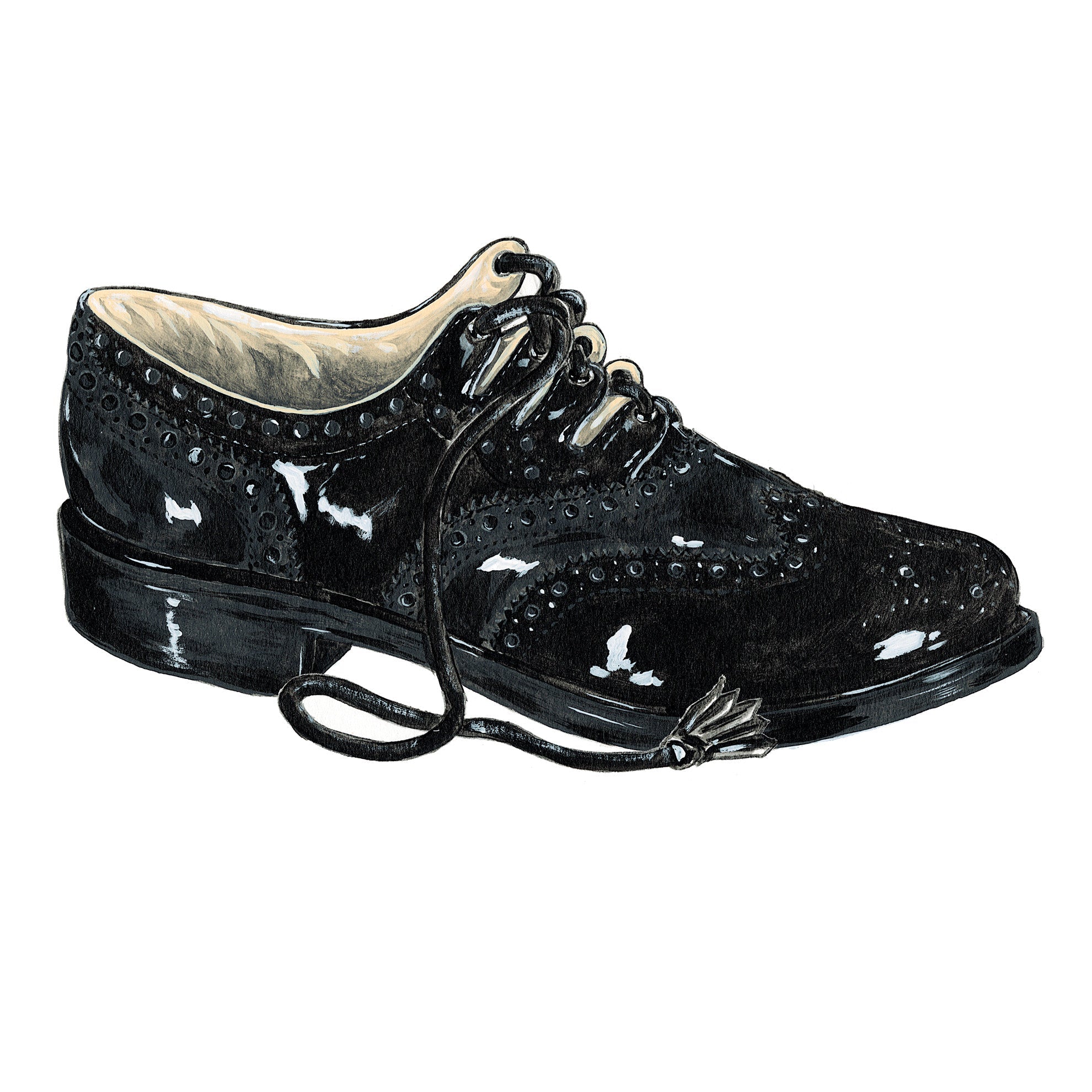 Scottish Ghillie BroguesBlack