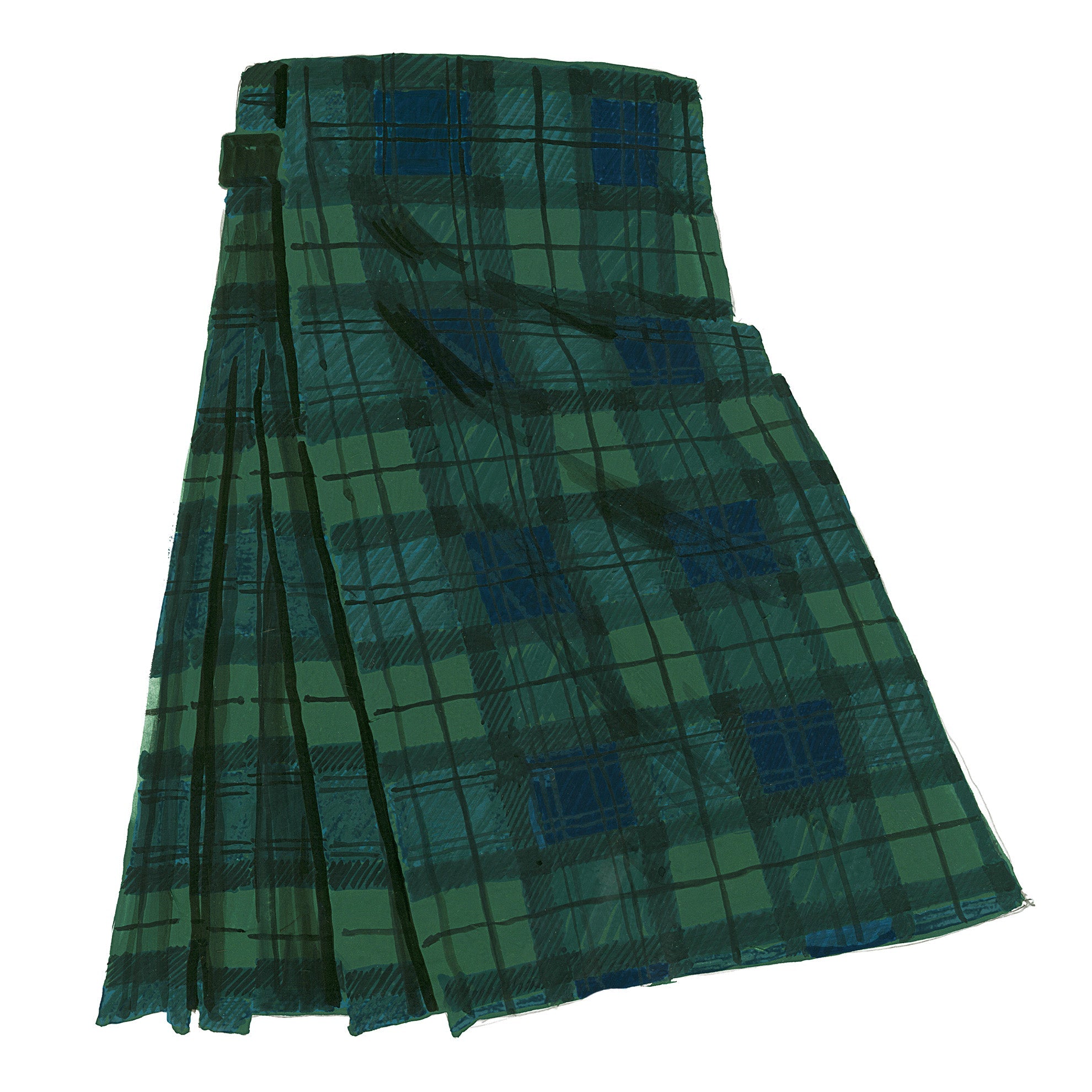 Scottish KiltBlack Watch Tartan