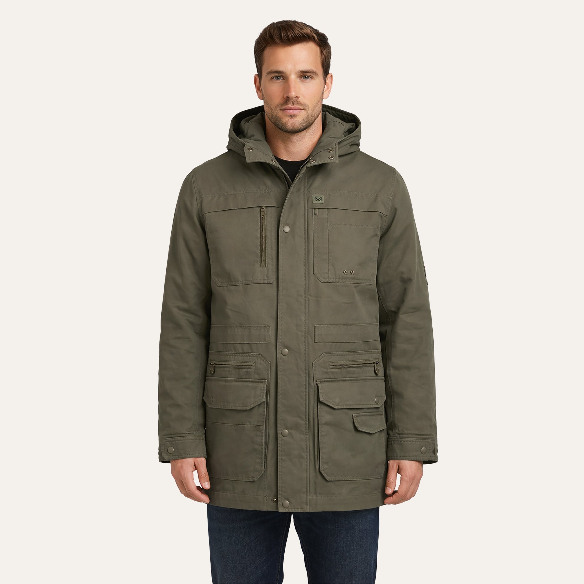 Sharp & Fearleass Cargo ParkaOlive