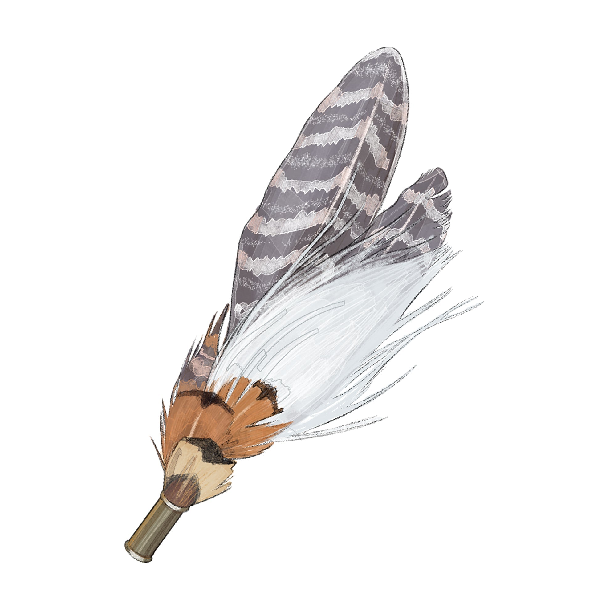 Telluride Feather Hat PinMulti